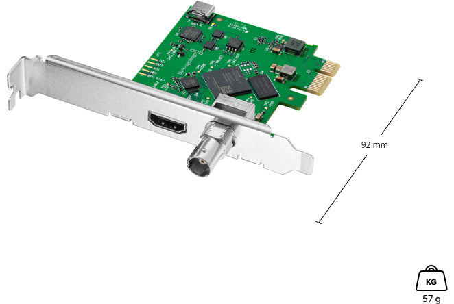 Blackmagic Design DeckLink Mini Monitor HD - 4K HDMI Video Capture Card for Live Streaming, Video Editing & Broadcasting | Compatible with Mac & Windows | Perfect for YouTube, Twitch & Professional Studios