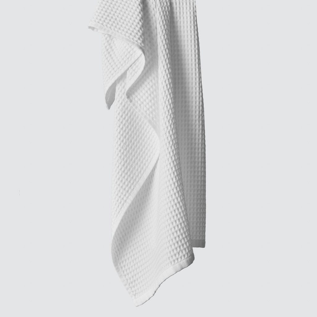 Mara Organic Waffle Towels Set - 100% Cotton Bath Towels, Soft & Absorbent - Perfect for Spa, Bathroom & Beach Use