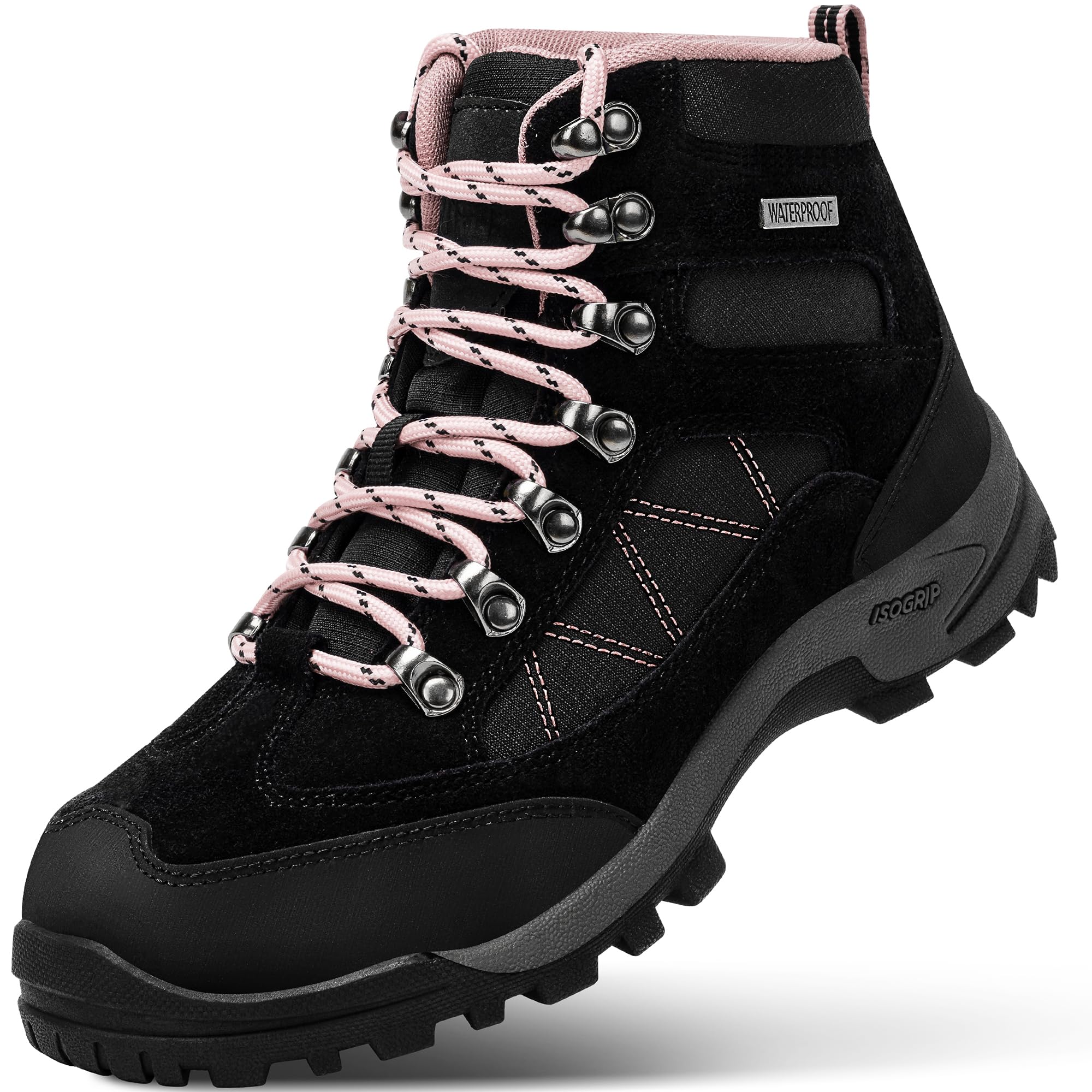 Waterproof Women's Hiking Boots - Lightweight Outdoor Trekking Shoes for Camping & Trail Walking | Perfect for Hiking Adventures & Mountain Climbing