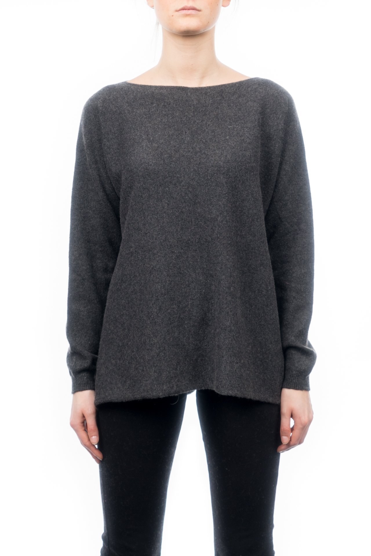 Luxury Dalle Piane 100% Cashmere Maxi Pullover Sweater - Italian-Made Premium Knitwear for Women - Perfect for Winter Travel & Cozy Evenings