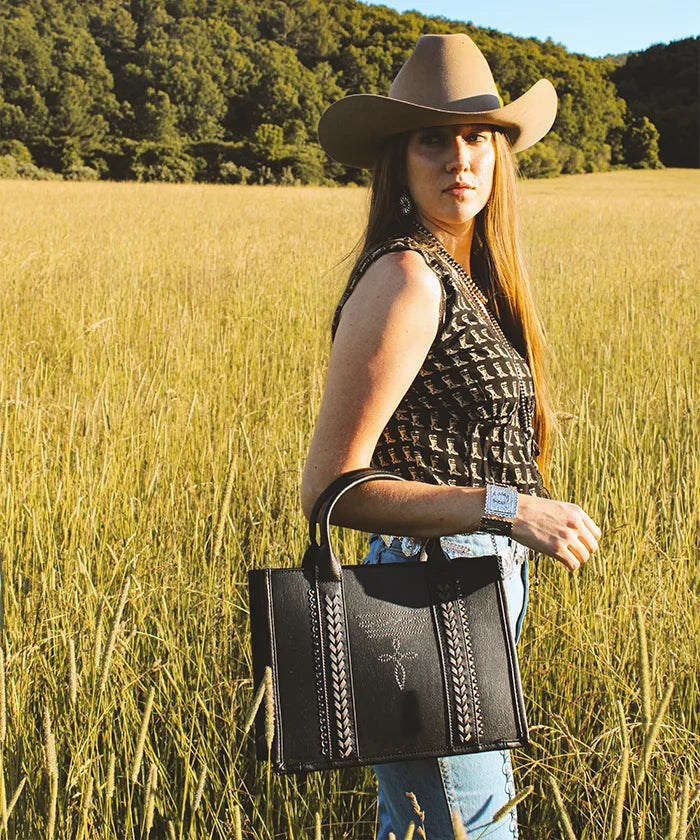 Montana West Whipstitch Tote Bag Set - Stylish Leather Handbag for Women, Spacious Work & Travel Tote with Matching Wallet - Perfect for Office, Commute & Weekend Getaways