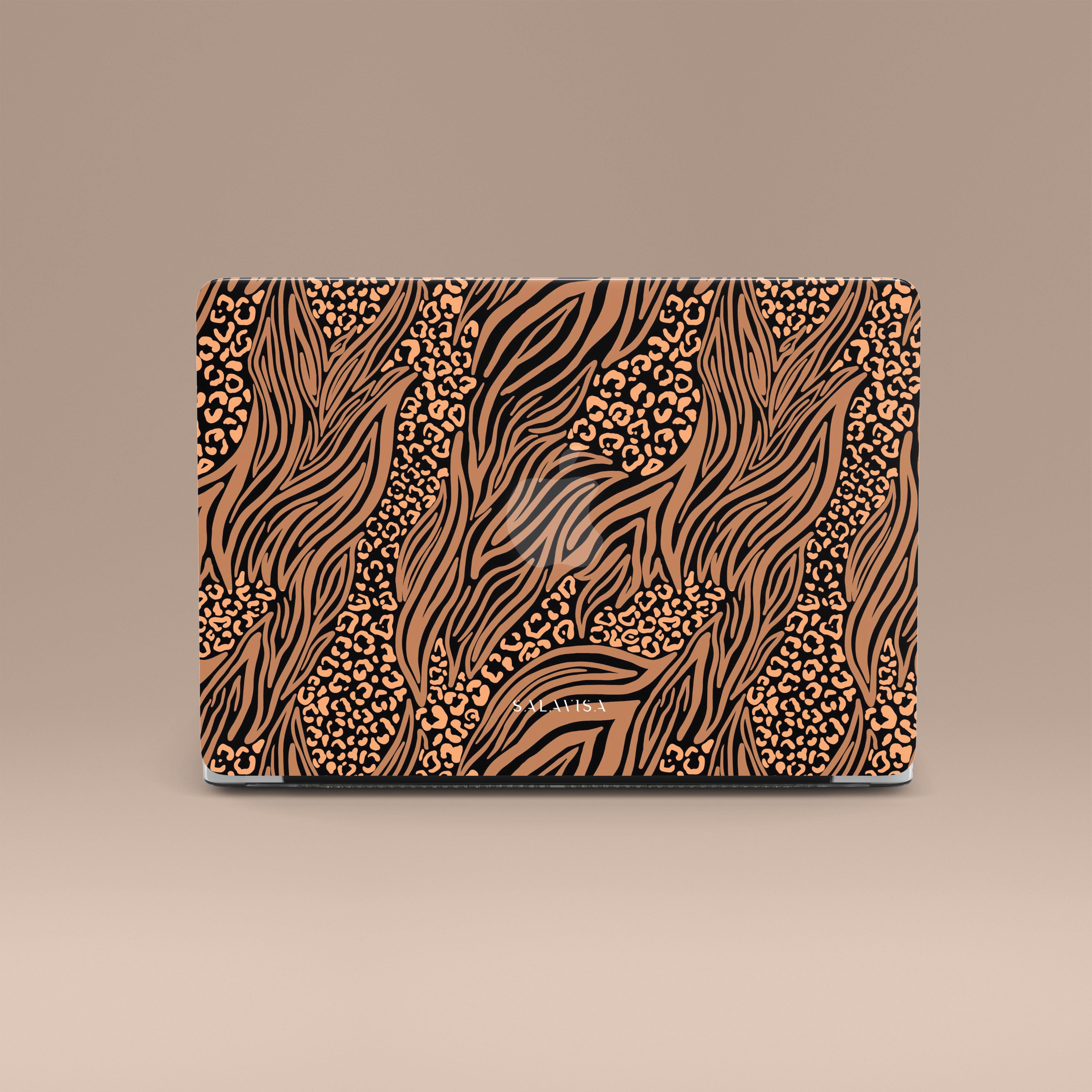 Stylish Zebra & Leopard Print MacBook Pro Case - Durable Protective Cover for MacBook Pro 13/15 inch - Trendy Laptop Sleeve for Work, School & Travel