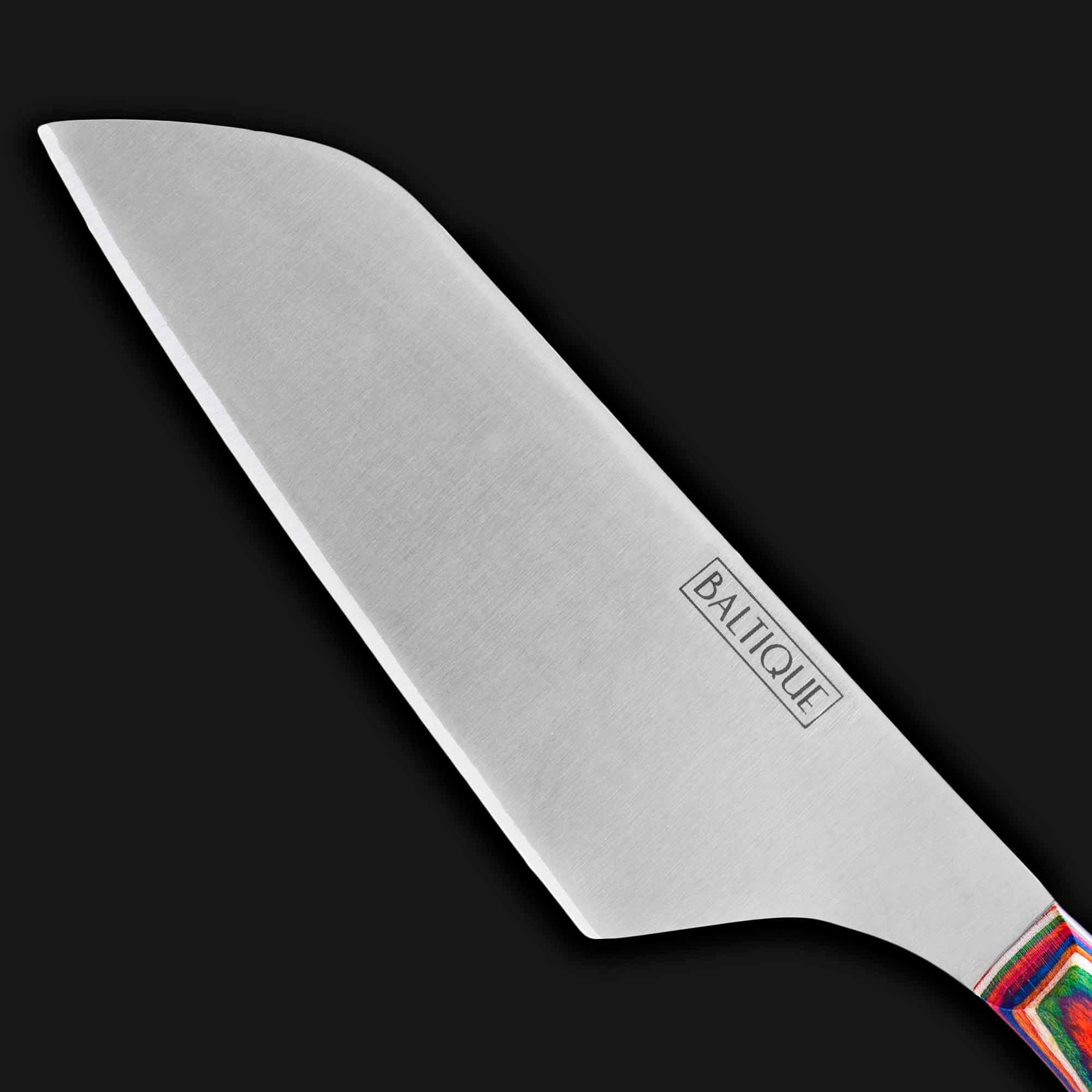 Baltique® Marrakesh Collection - 3 Piece Stainless Steel Cheese Knife Set for Soft, Hard & Semi-Hard Cheeses - Perfect for Wine Tasting, Charcuterie Boards & Dinner Parties
