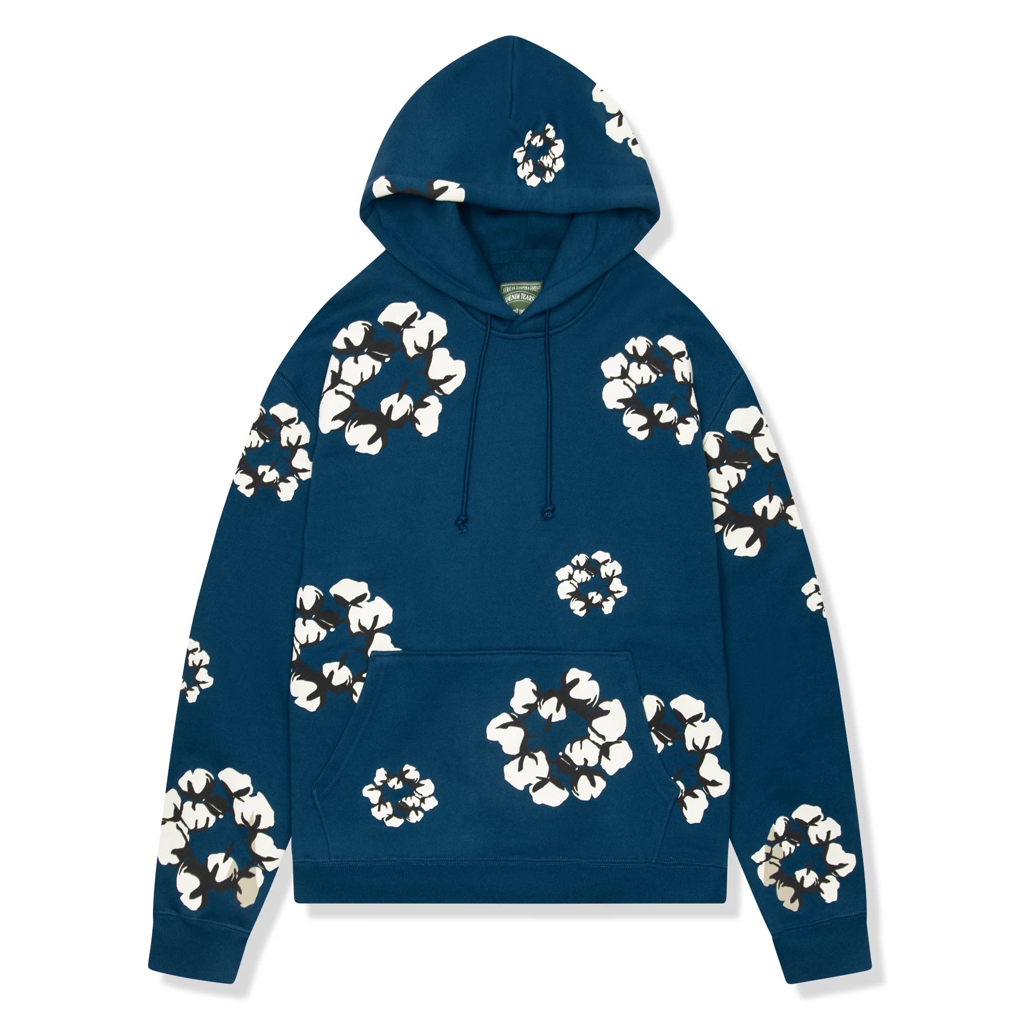 Denim Tears x CPFM Cactus Tears Wreath Navy Hoodie - Streetwear Fashion for Men & Women | Perfect for Casual Wear, Urban Outfits & Hip-Hop Style