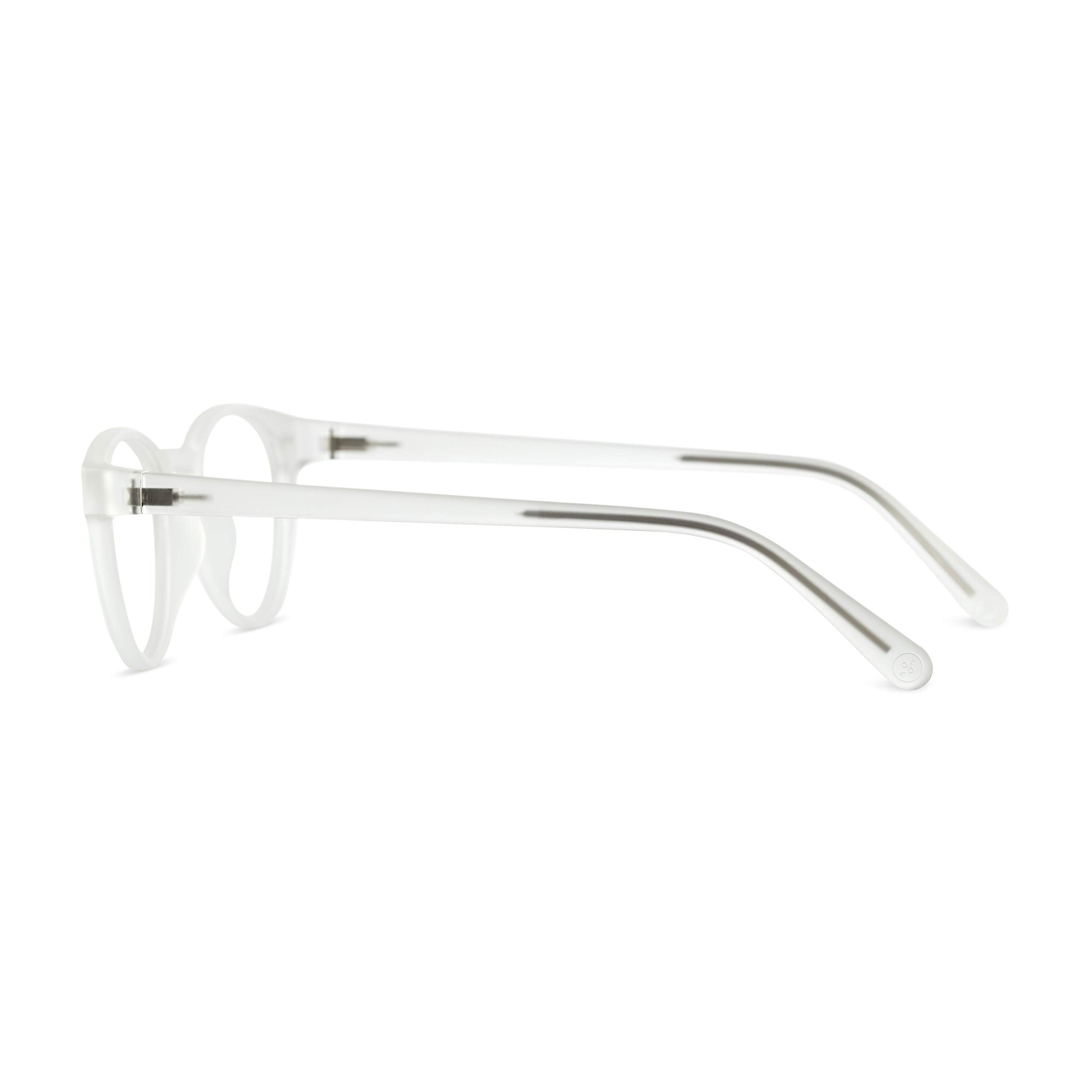LOOK OPTIC Abbey Screen Clear +0.0 Non-Prescription Blue Light Blocking Glasses - Reduce Eye Strain for Computer Work, Gaming & Digital Screen Use