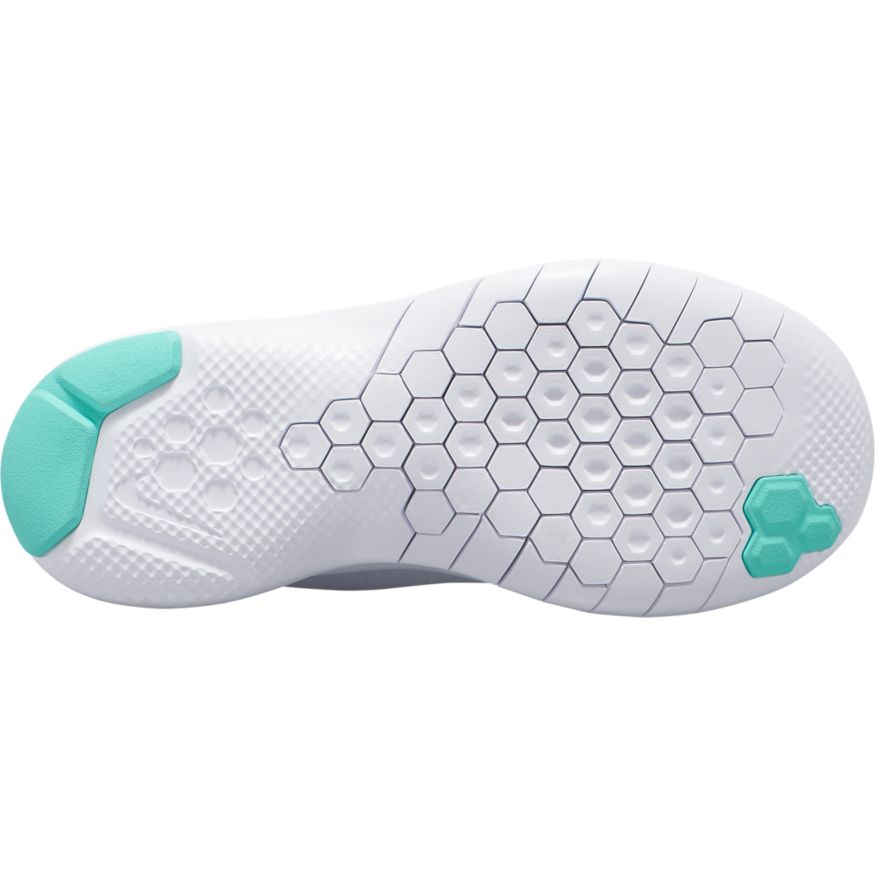 Nike Flex Experience RN 8 Youth Sneakers - Pure Platinum/White/Hyper Turquoise/Wolf Grey | Lightweight Running Shoes for Kids | Perfect for School, Sports & Daily Activities