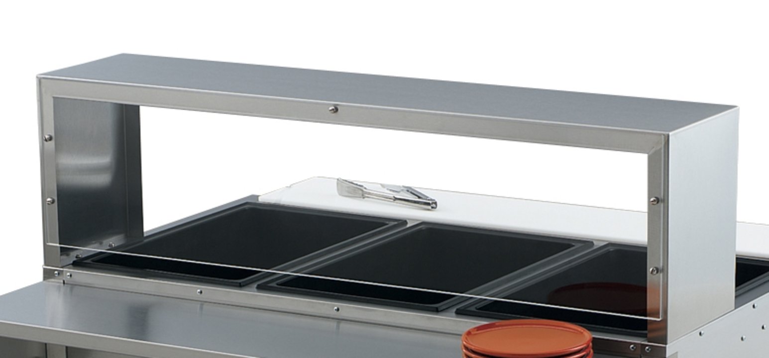 Vollrath Single Deck Cafeteria Sneeze Guard 76