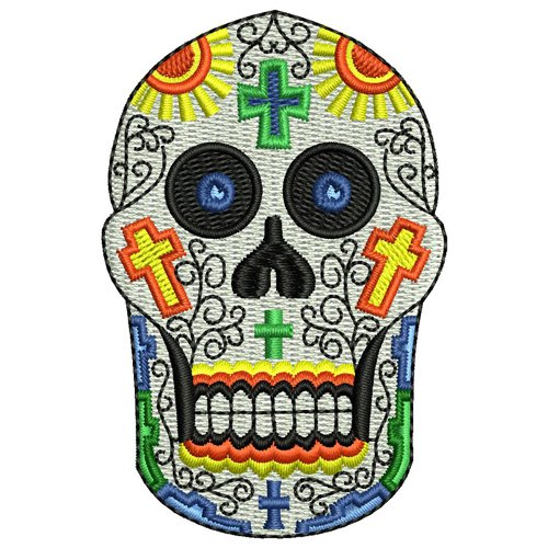 Threadart Machine Embroidery Design Bundles - Sugar Skull Collection (10+ Regional Sets) - USB Stick Ready - Perfect for Halloween Costumes, Dia de Los Muertos Decor & Embroidery Projects