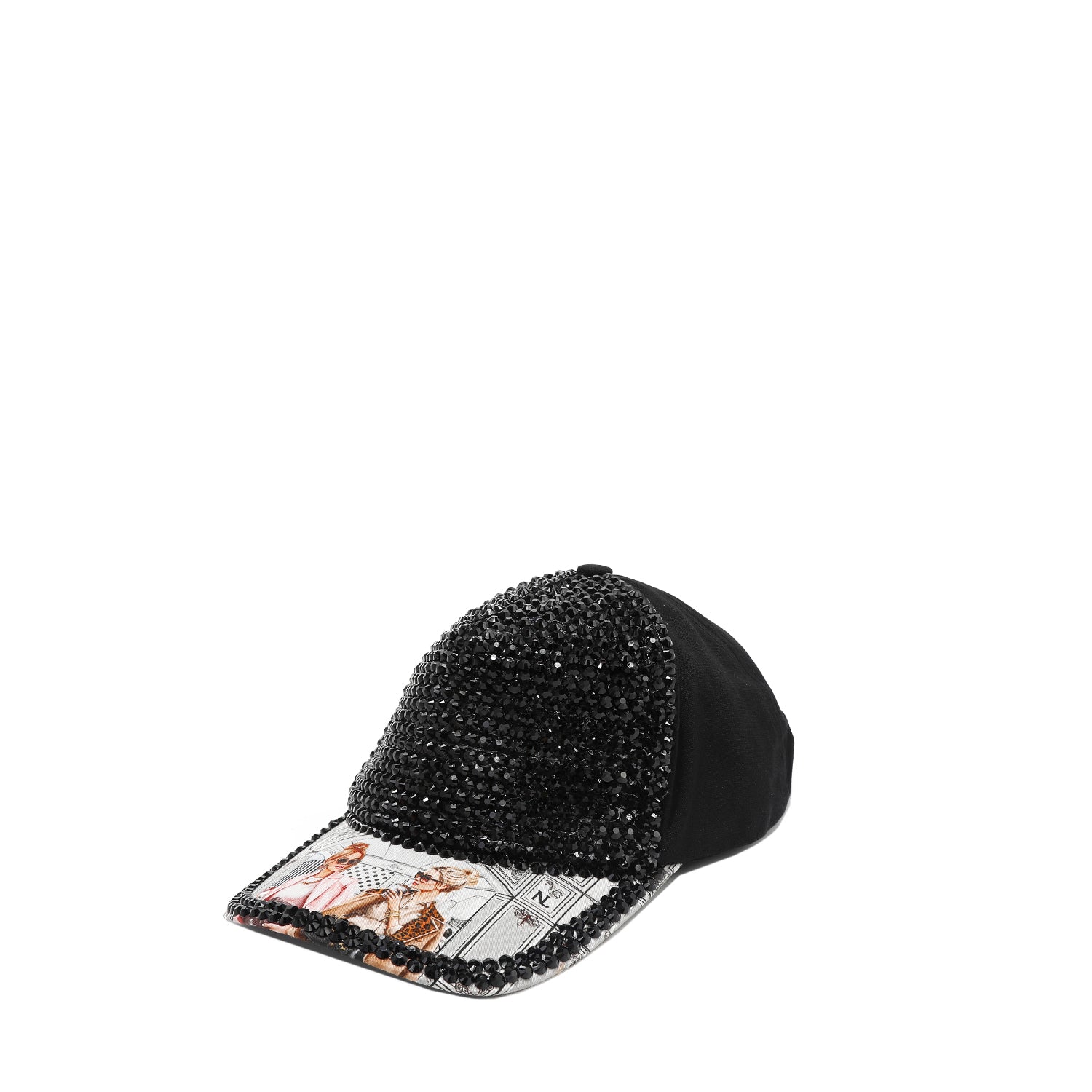 Sparkling Rhinestone Crown Cap for Women - Elegant Party Headpiece for Prom, Wedding, and Birthday Celebrations