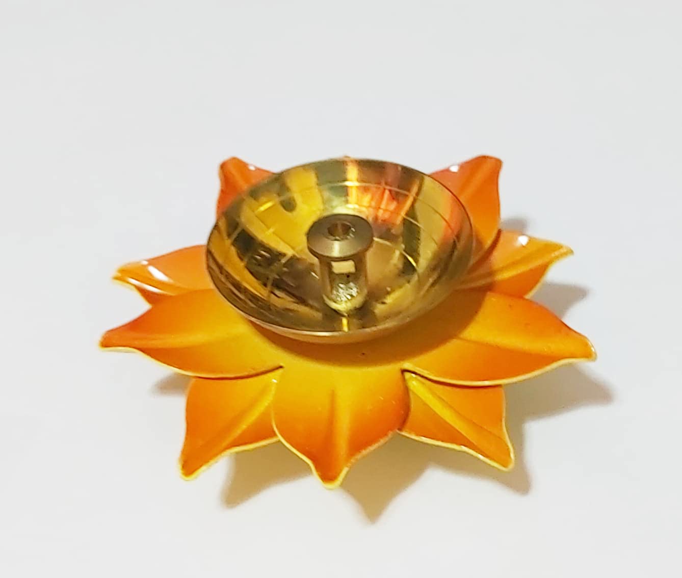 Handcrafted Brass Lotus Diya Oil Lamp - Traditional Deepak for Puja, Home Temple Decor & Spiritual Gifting | Perfect for Diwali, Weddings & Daily Prayer Rituals