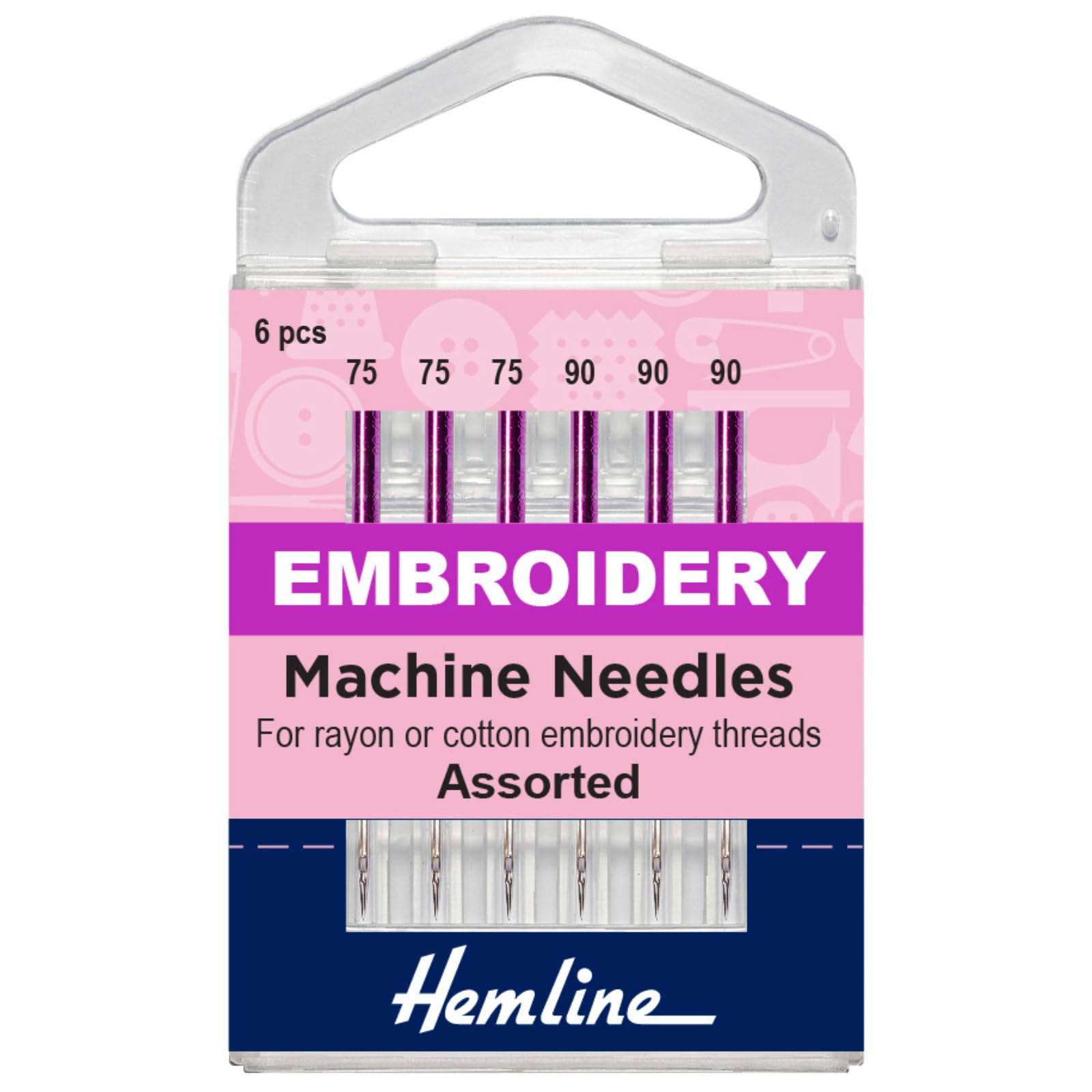 Premium Machine Embroidery Needles Set - Mixed Sizes for Quilting, Sewing & Crafting - Perfect for Home DIY Projects & Professional Use