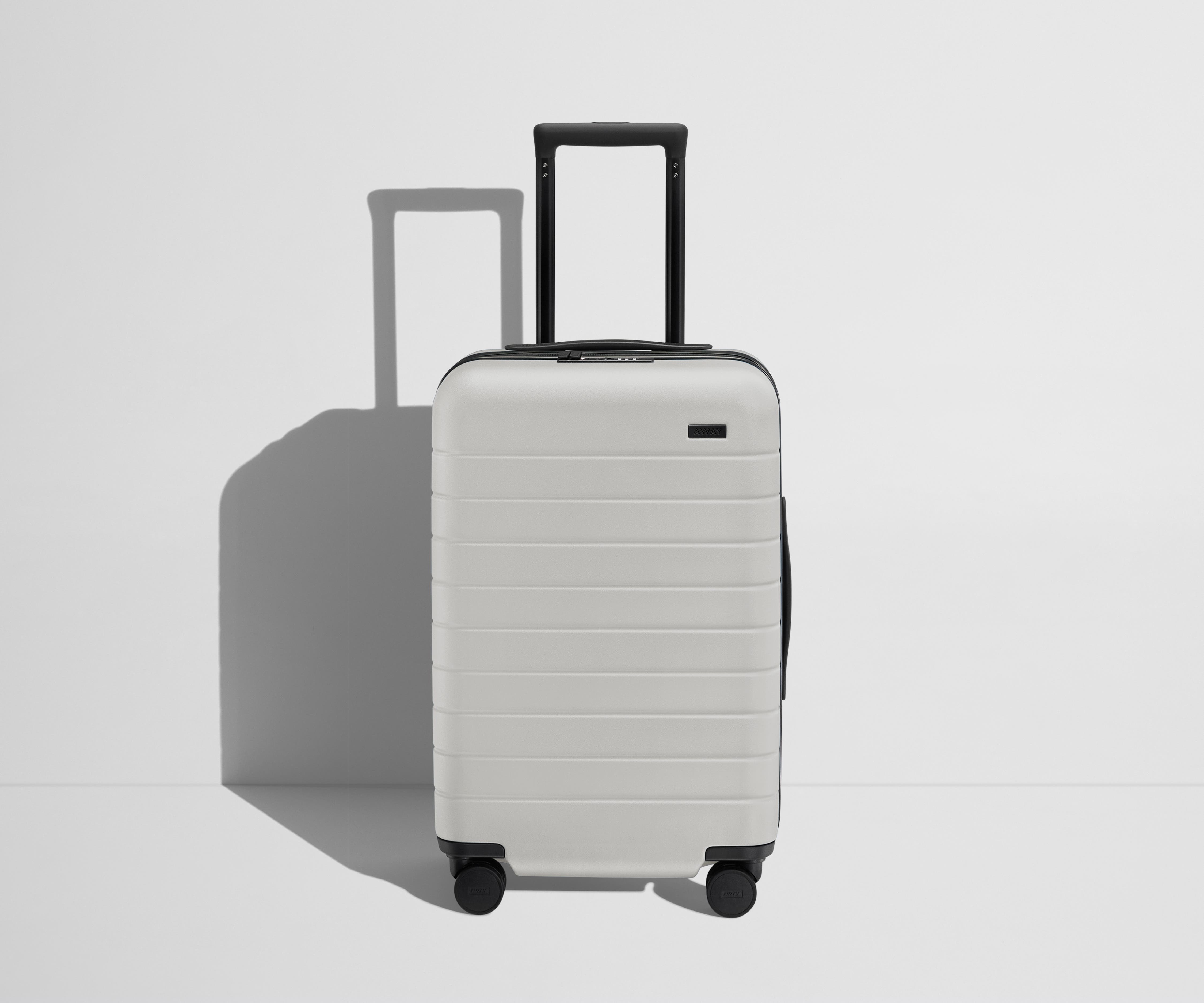 The Carry On Flex in Cloud Gray - Lightweight Expandable Luggage for Travel, Business & Weekend Getaways - Perfect for Airplane Overhead Bins & Road Trips