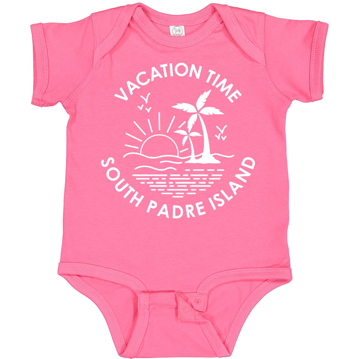 Inktastic Vacation Time in South Padre Island Baby Bodysuit - Cute Infant Onesie for Beach Trips & Family Vacations | Perfect Gift for Newborns & Baby Showers