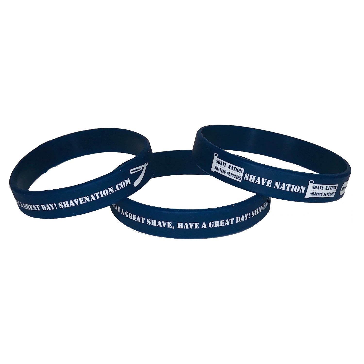Shave Nation Premium Navy Blue Shaving Wristband - Comfortable & Absorbent Grooming Accessory for Wet Shaving, Beard Trimming & Skincare Routine - Ideal for Barbers, Home Use & Travel Essentials