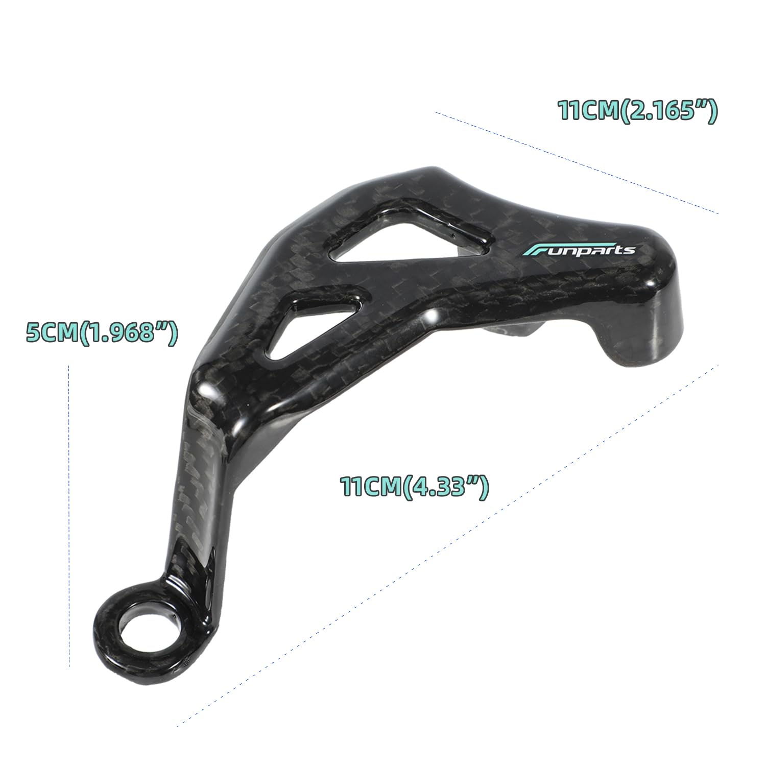 High-Quality Carbon Fiber Rear Brake Caliper Cover Guard for Honda CRF150R/250R/450R/250X/450X/450RX (2002-2025) & CR125/CR250 (2002-2007) - Durable Motorcycle Protection for Off-Road & Motocross Racing