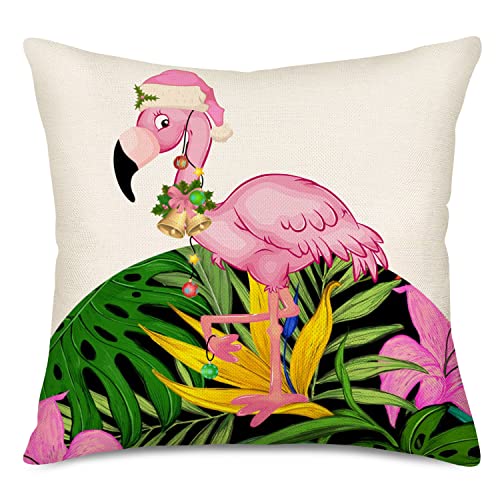 Xmas Pink Flamingo