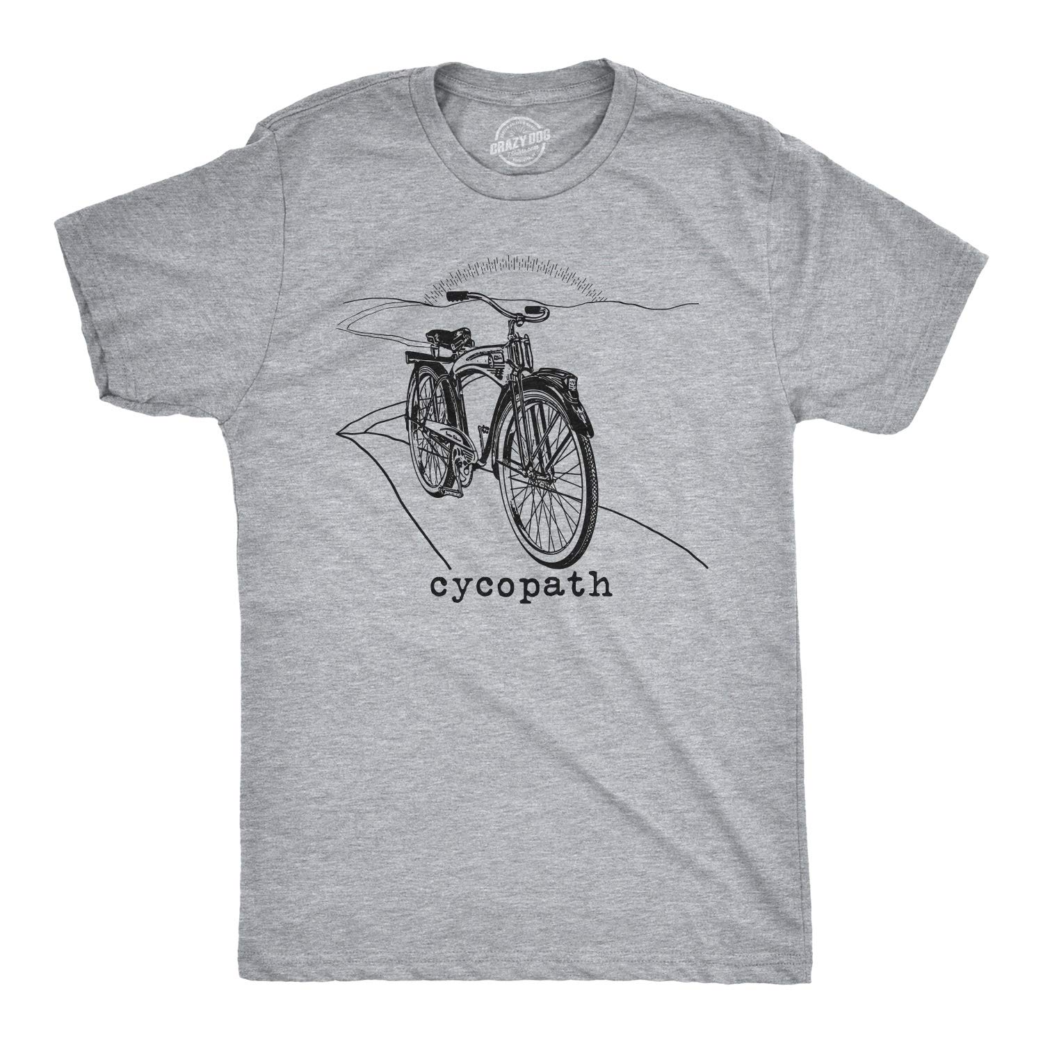 Funny Cycling T-Shirt for Men - Cycopath Bicycle Tee - Perfect Gift for Cyclists - Ideal for Bike Rides, Cycling Events & Casual Wear