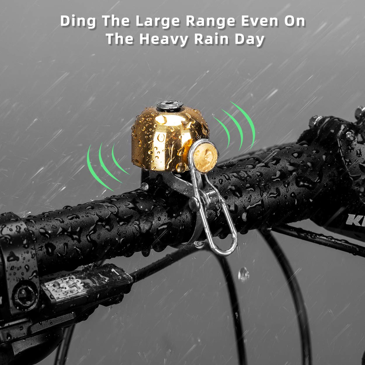 ROCKBROS Classic Bicycle Bell - Loud Bike Horn for Road & Mountain Bikes - Durable Handlebar Bell for Adults - Perfect for Commuting, Cycling Safety & Outdoor Adventures