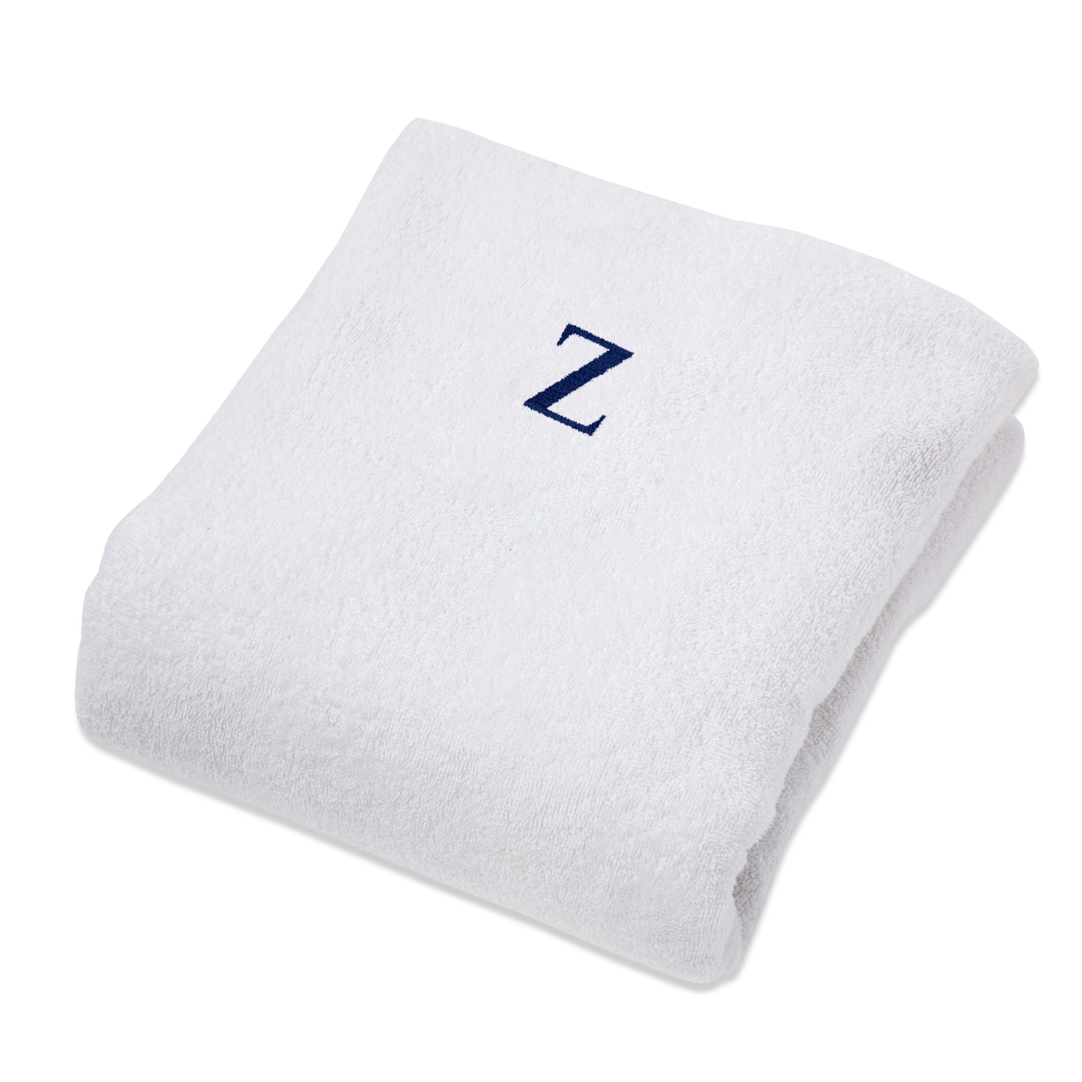 Custom Monogrammed Cotton Terry Chaise Lounge Slipcover - Waterproof Outdoor Patio Furniture Cover for Poolside, Garden & Deck Protection