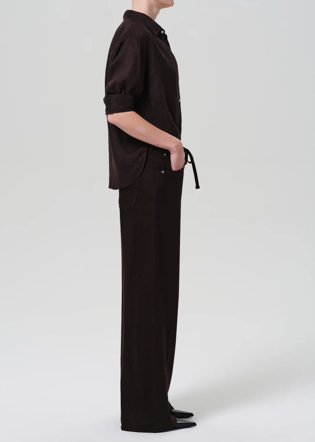 Brynn Drawstring Linen Pants for Women - Comfortable Summer Casual Trousers with Elastic Waist - Perfect for Travel, Beach, and Everyday Wear
