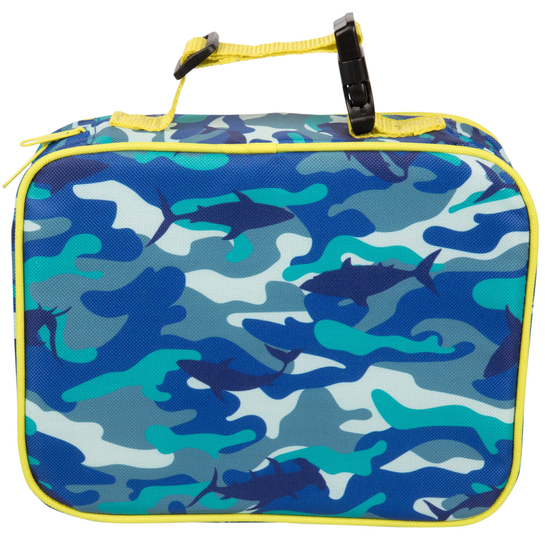 Bentology Insulated Lunch Box for Boys - Durable Kids Lunch Tote Bag Fits Bento Boxes, Nesting Containers with Lids & Water Bottles, Back to School Lunch Bag Keeps Food Hot or Cold Longer (Camo Design) - Perfect for School, Picnics, and Outdoor Activities