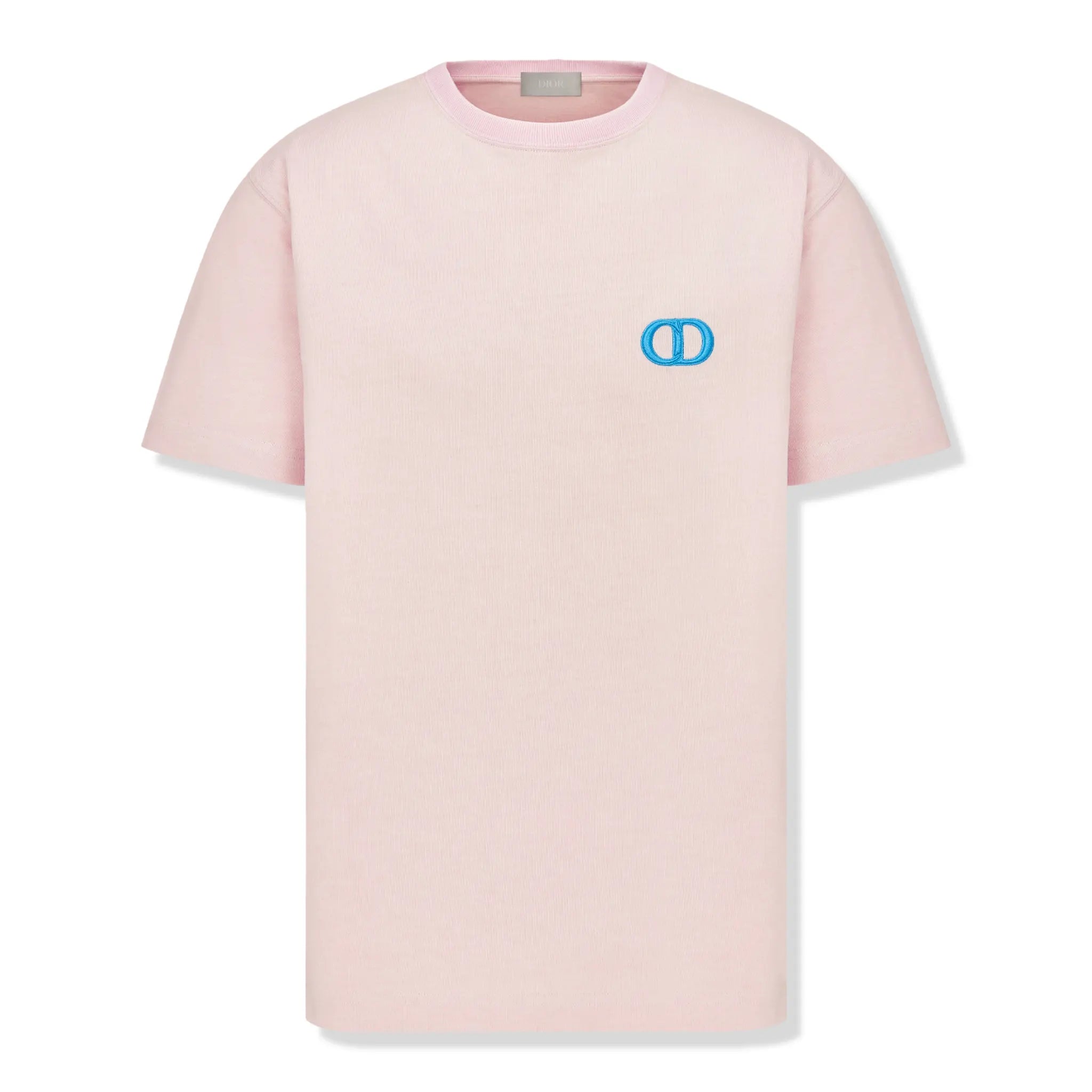 Dior CD Icon Relaxed Fit Cotton Pink T-Shirt for Women - Casual Luxury Tee for Summer Outfits & Streetwear Fashion