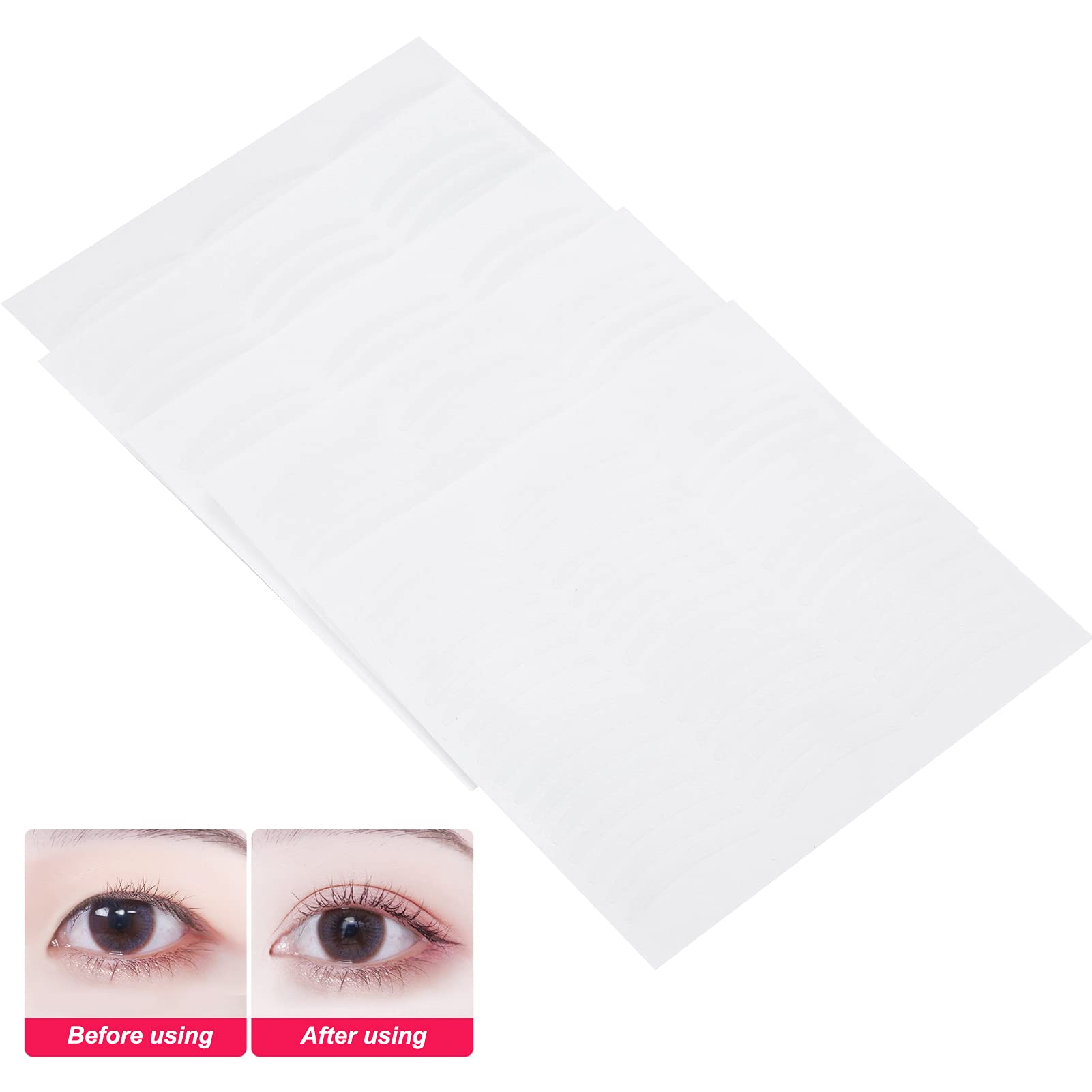 Natural Eyelid Lift Tape - Double Eyelid Stickers for Asian Eyes, Invisible Eyelid Strips for Monolid Makeup | Perfect for Daily Use, Special Occasions & Photography