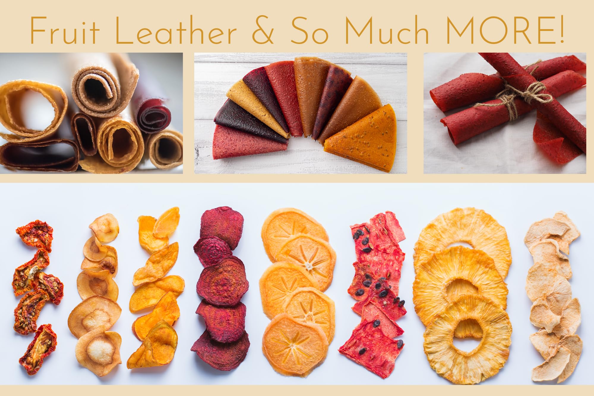 2 Non-Toxic Fruit Leather Silicone Dehydrator Sheets with Edges for Nesco Round Dehydrators - Reusable, Flexible & Non-Stick for Fruit Roll Ups, Batter & Liquid Containment - Perfect for Homemade Fruit Snacks, Dehydrating Herbs & DIY Food Preservation