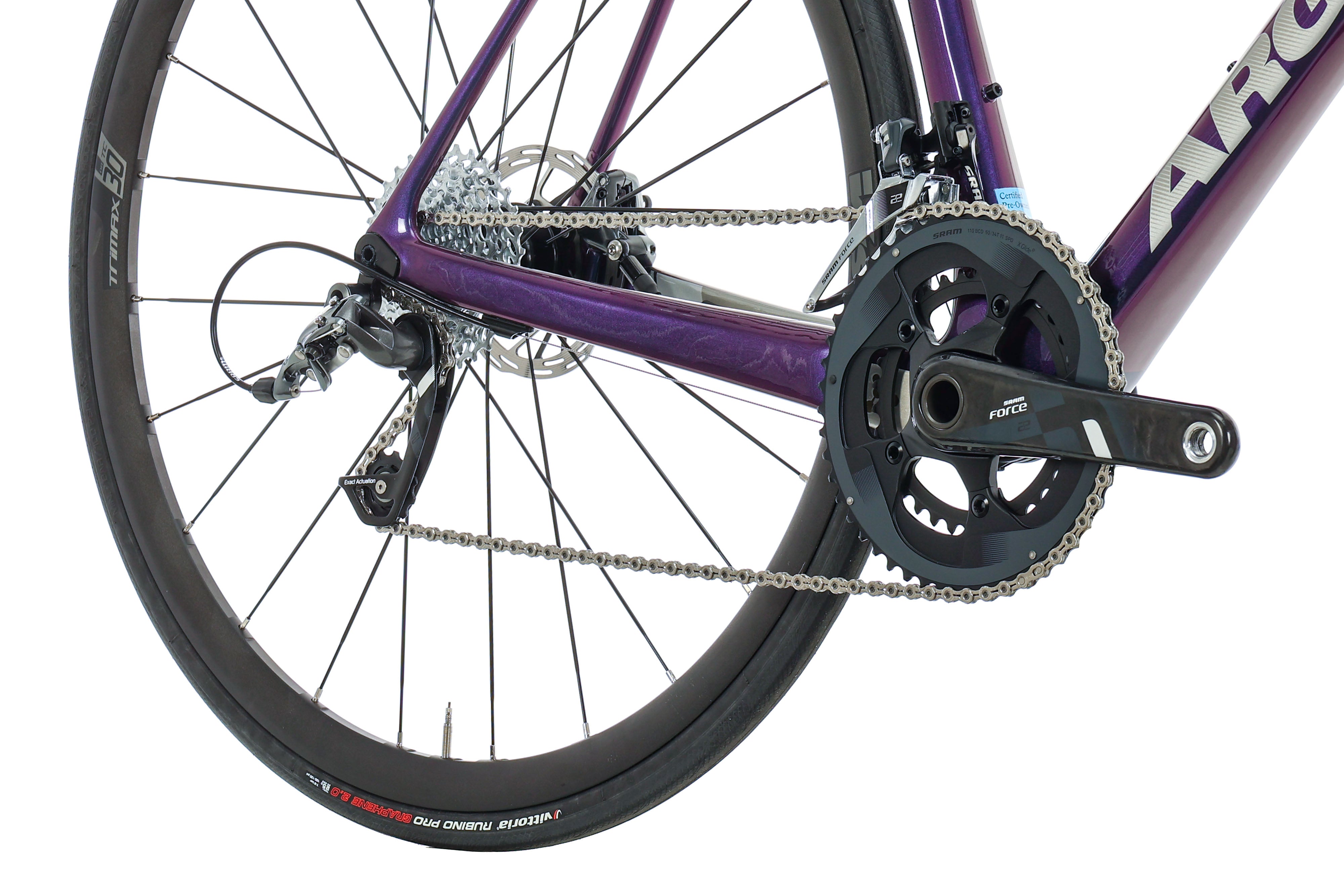 Argon 18 Gallium Disc SRAM Force 22 Road Bike - 2023 Model, Medium Size | Lightweight Carbon Frame for Racing & Endurance | Perfect for Competitive Cyclists & Long-Distance Rides