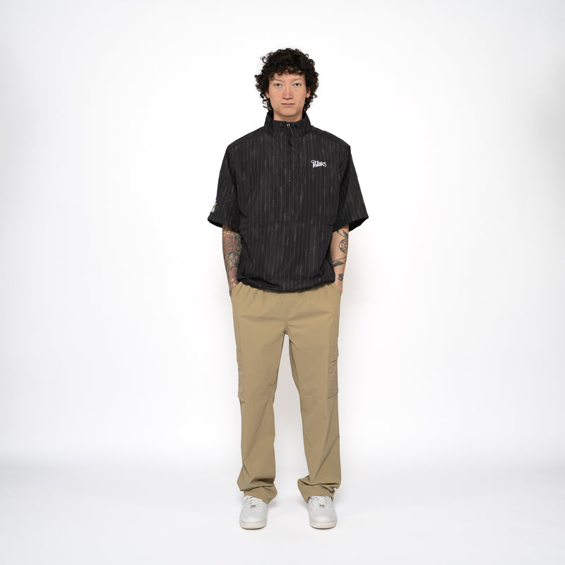 Malbon Golf Nylon Windshirt for Men & Women - Lightweight Water-Resistant Jacket for Outdoor Sports (Black) - Perfect for Golfing, Hiking & Casual Wear
