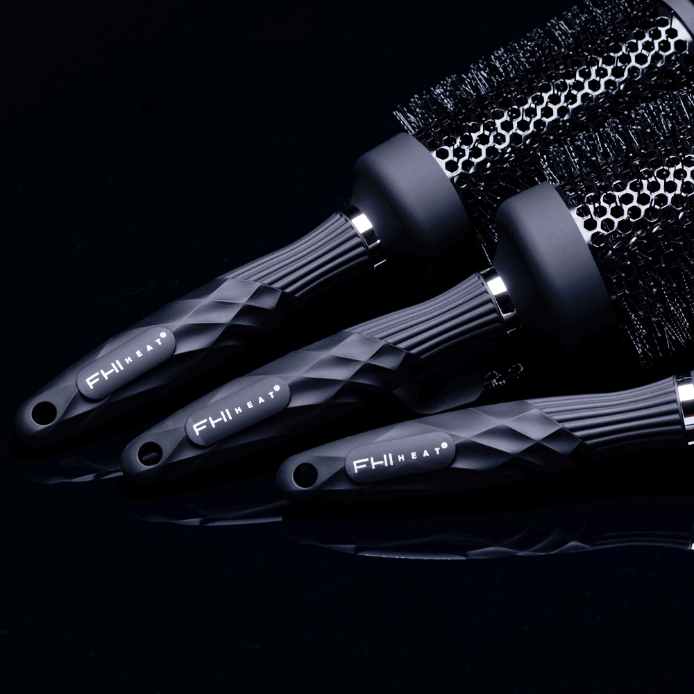 Professional Thermal Ceramic Hair Brush Set for Smooth & Frizz-Free Styling - Perfect for Home Salon & Travel Hair Care