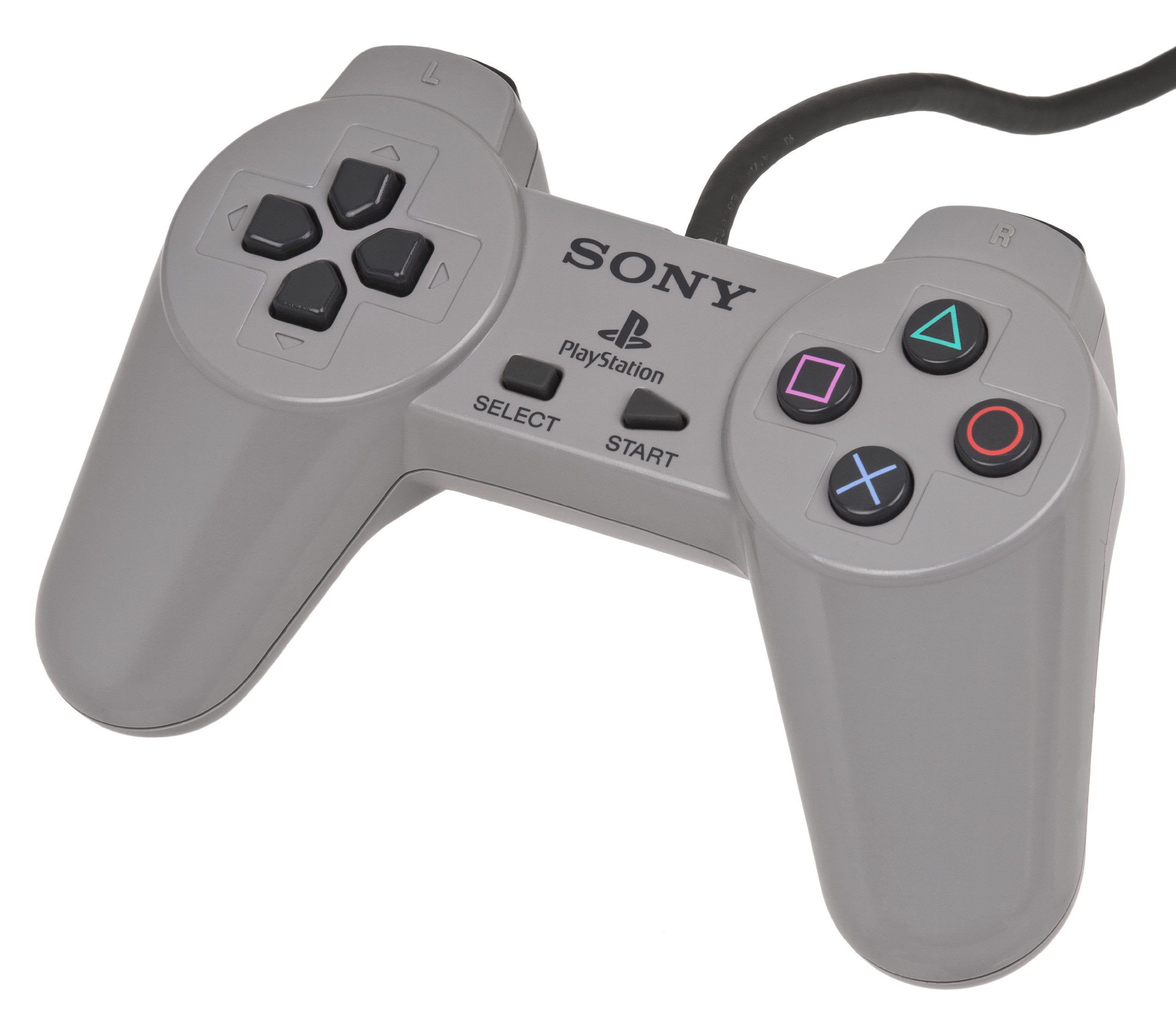 Original PlayStation Controller (Non-DualShock) - Gray | Compatible with PS1, PS2 & Retro Gaming | Perfect for Classic Gaming Enthusiasts