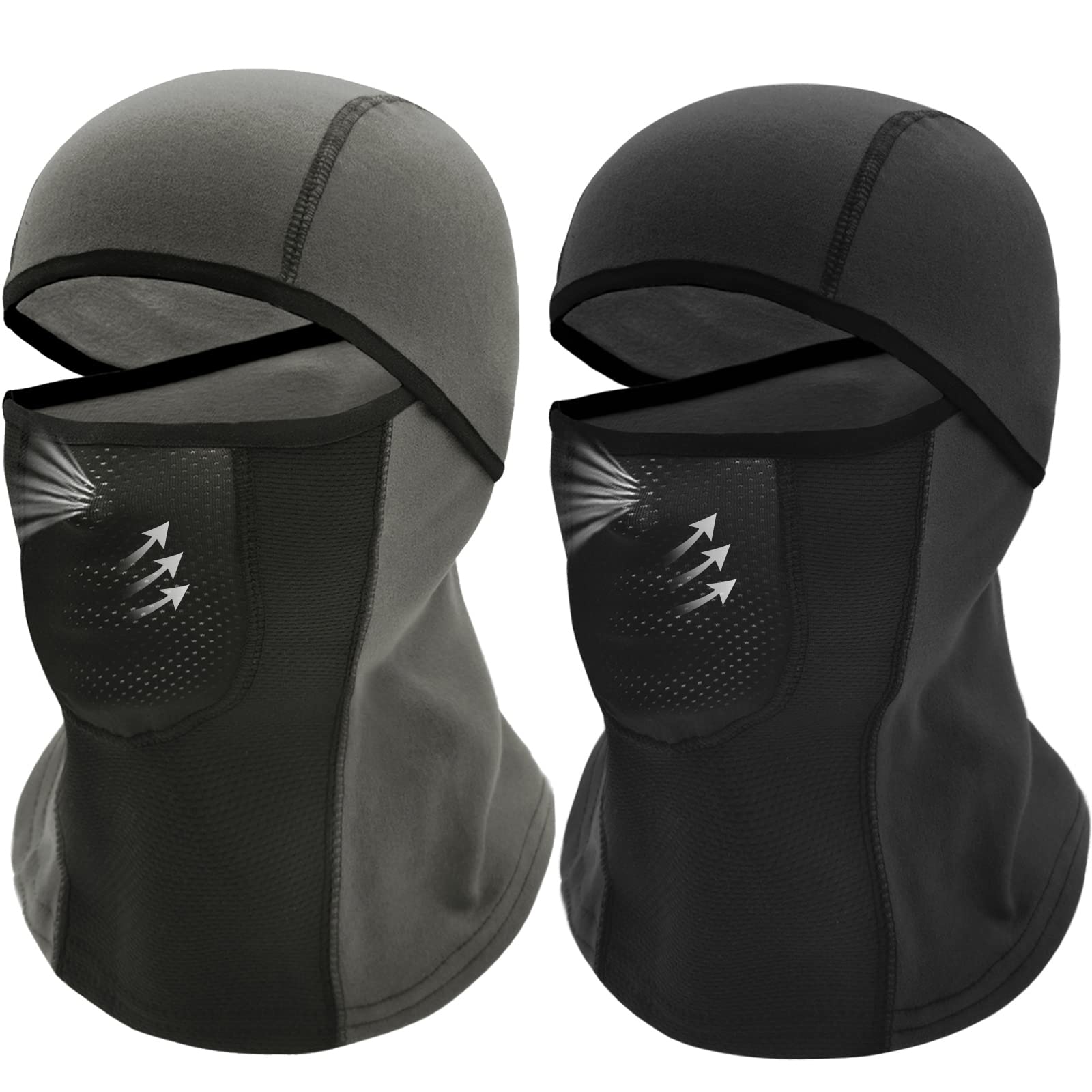 Leamekor Kids Balaclava Ski Mask - Warm Fleece Winter Face Cover for Boys & Girls, Windproof Cold Weather Hat for Outdoor Activities, Skiing, Snowboarding & Winter Sports