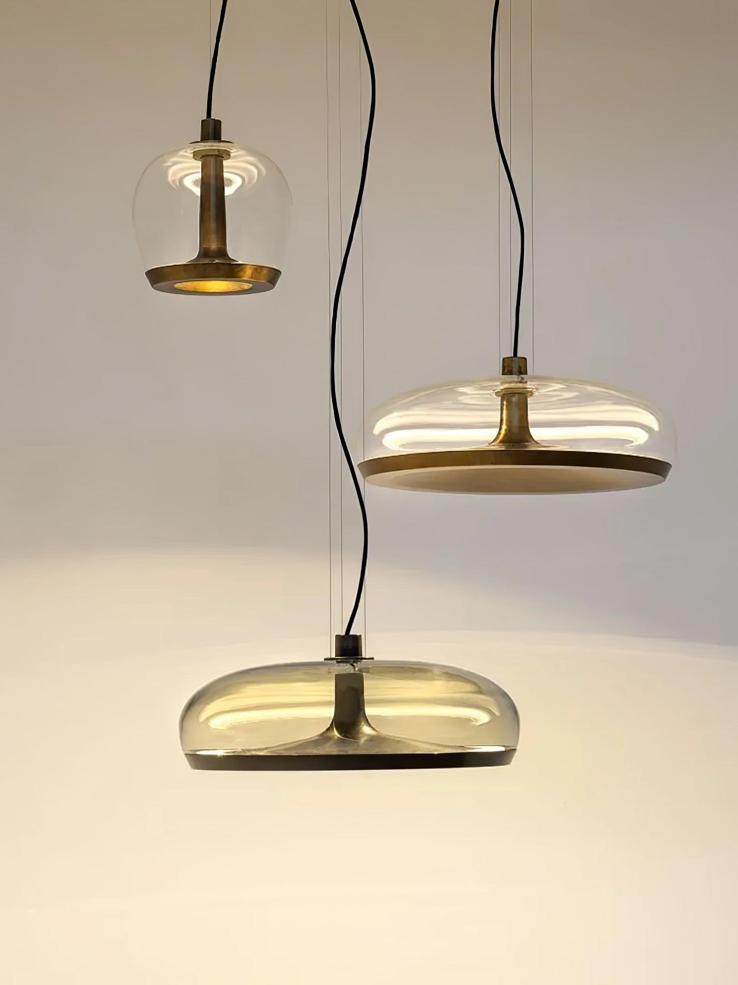 Modern Aurelia LED Pendant Light - Dimmable Hanging Fixture for Kitchen Island, Dining Room & Bedroom Lighting - Energy Efficient LED Ceiling Lamp for Home Decor