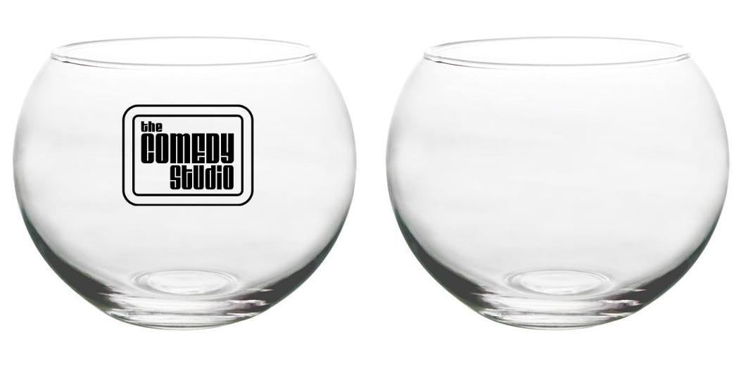 BarConic® 48 oz Tropical Fish Bowl Glassware - Unique Decorative Drinking Glass for Cocktails, Juice & Beverages - Perfect for Home Bars, Parties & Tropical Themed Events