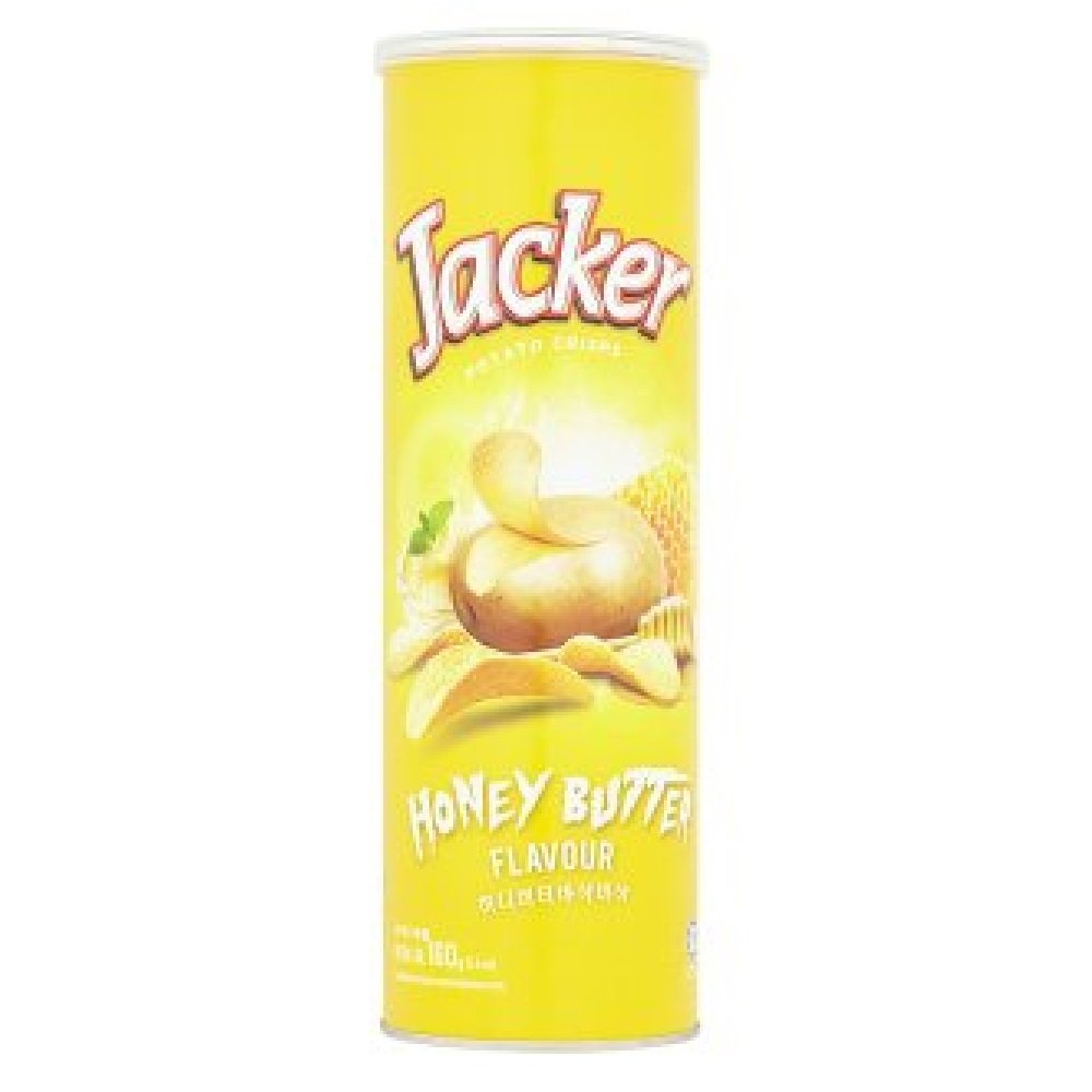 Jacker Potato Crisps 160g - Honey Butter Flavor (3-Pack) | Crunchy Snack for Parties, Office & Movie Nights | 628MART