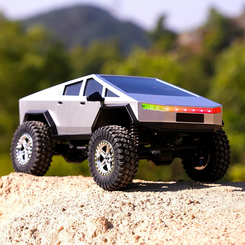 JJRC C8818 1/18 Scale RC Crawler Car - 4WD Off-Road Remote Control Vehicle with Proportional Cyber Shell | Perfect for Rock Crawling, Trail Adventures & Backyard Driving