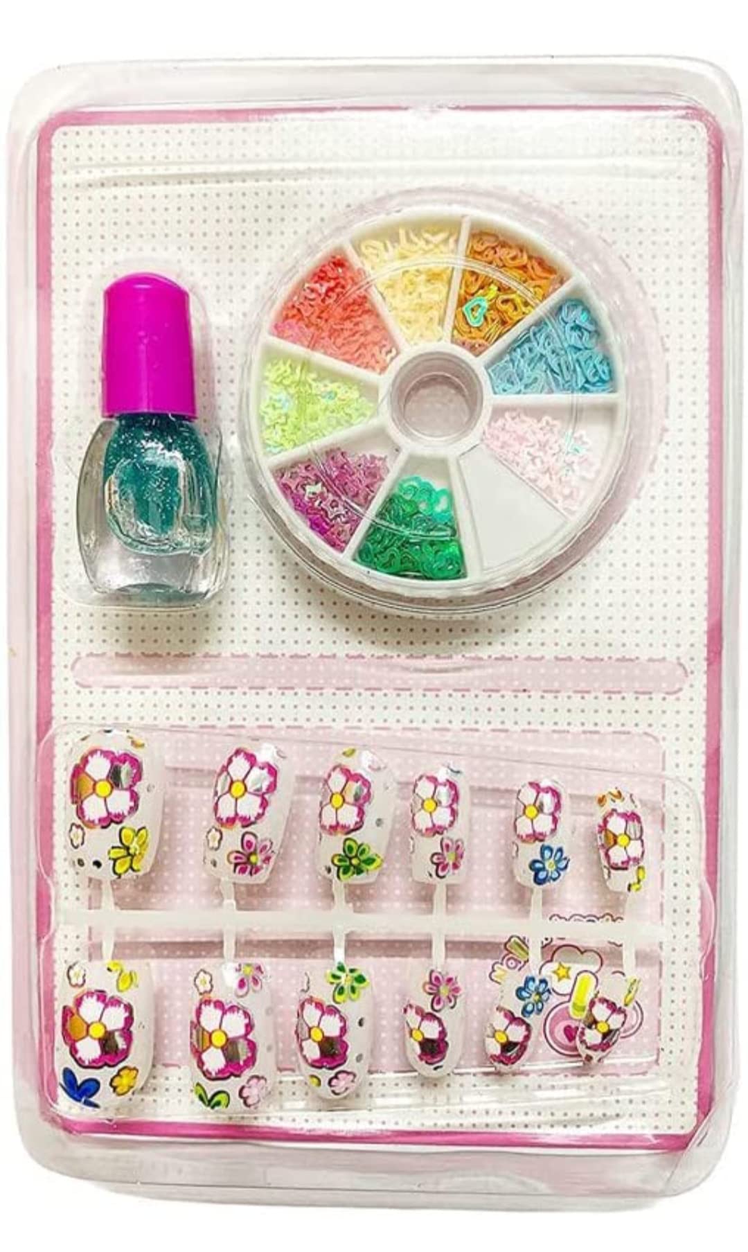 Youth Enterprise DIY Nail Art Kit - Professional Manicure Set for Beginners with Nail Polish, Glitter & Tools | Perfect for Home Salon, Birthday Gifts & Party Nail Designs