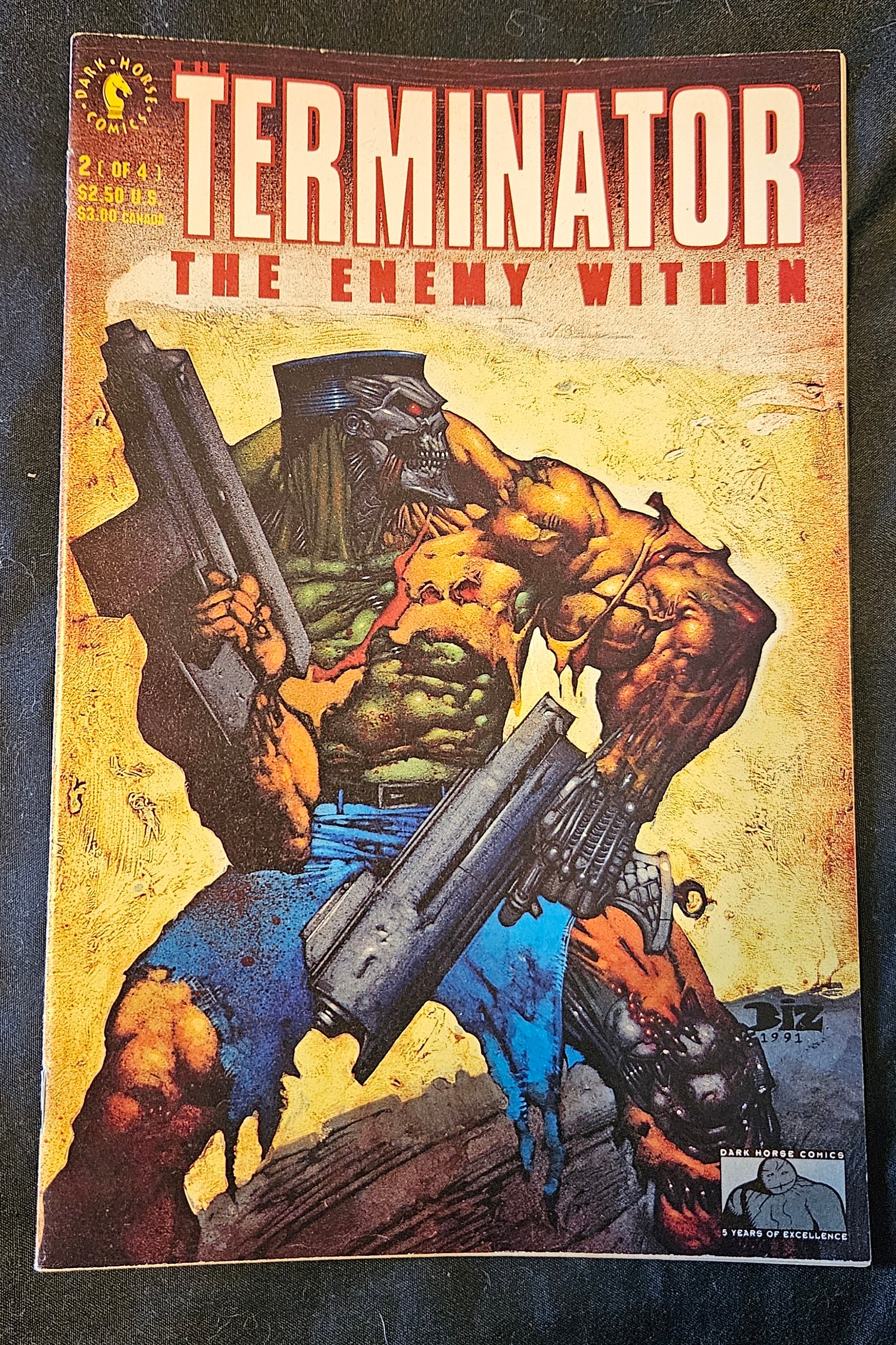 The Terminator: The Enemy Within Part 2 of 4 | Dark Horse Comics 1991 | Collectible Comic Book for Sci-Fi Fans & Action Lovers