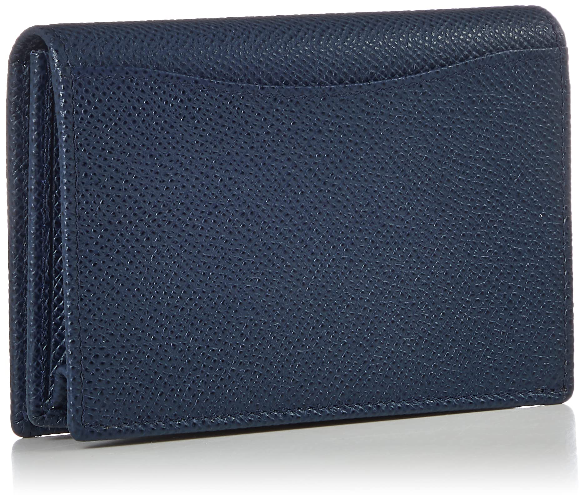 BVLGARI Men's Leather Business Card Holder - Luxury Slim RFID Blocking Wallet for Professional & Executive Use - Perfect for Office, Meetings & Networking Events