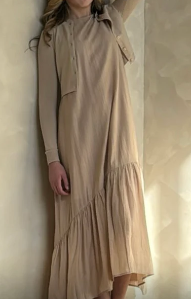 COCO BLANC MAXI JUMPER for Girls Age 10-20 Years | Stylish Long Sleeve Knit Dress | Perfect for School, Parties & Casual Wear