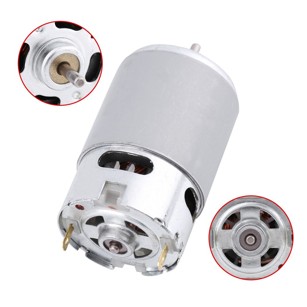 12V DC RS-550 High Torque Micro Motor - Powerful Electric Motor for DIY Toy Cars, Power Tools, RC Vehicles & Model Ships | Perfect for Hobby Projects, Robotics & STEM Education