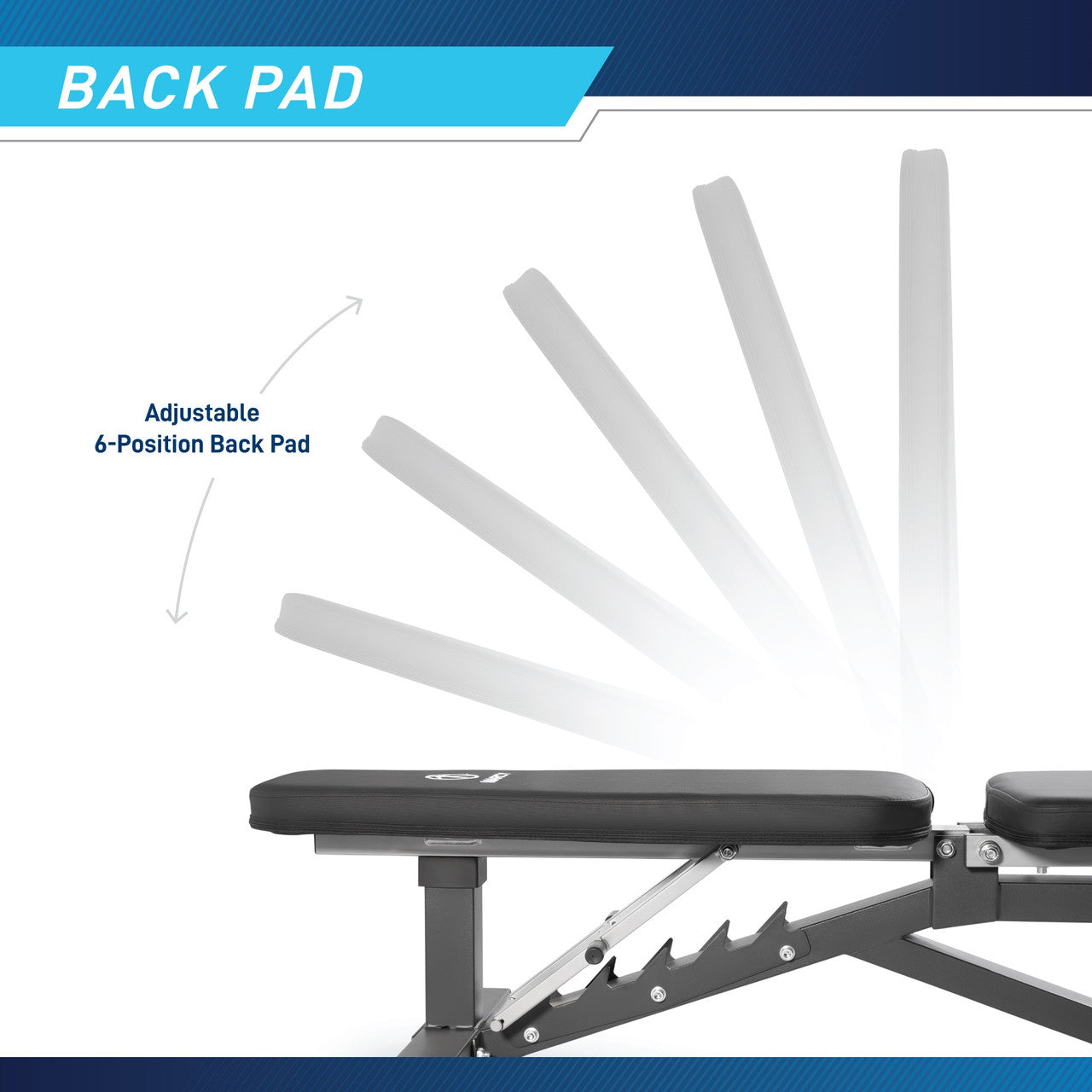 Marcy Deluxe Utility Bench SB-8062 - Adjustable Weight Bench for Home Gym, Full Body Workout & Strength Training - Perfect for Dumbbell, Barbell & Resistance Band Exercises