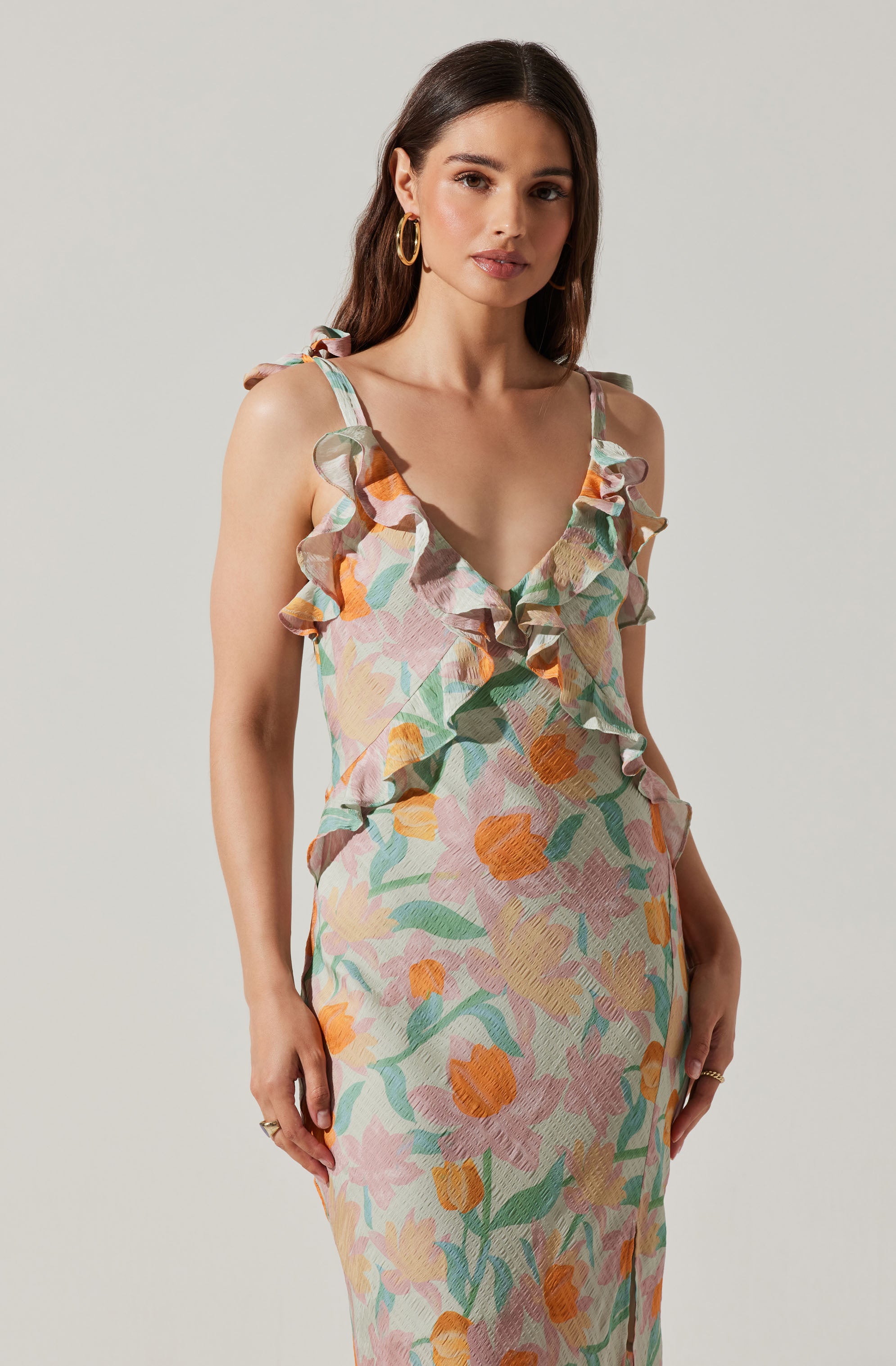 Sorbae Floral Maxi Dress for Women - Elegant Long Summer Dress with Floral Print - Perfect for Beach, Vacation, and Casual Outings