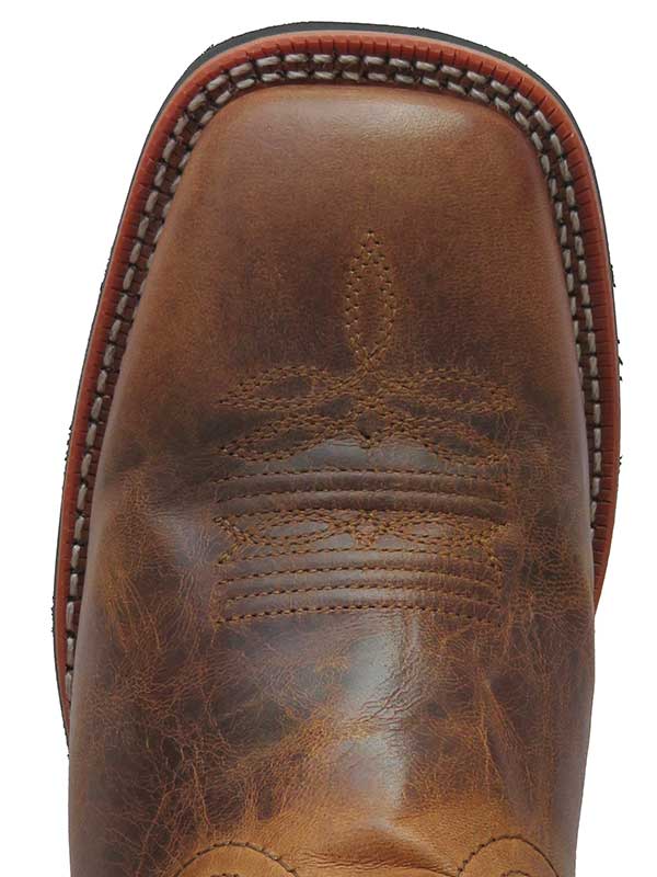 Laredo 5602 Women's Anita Square Toe Western Boots - Distressed Tan Cowgirl Boots for Country Dancing & Rodeo Events
