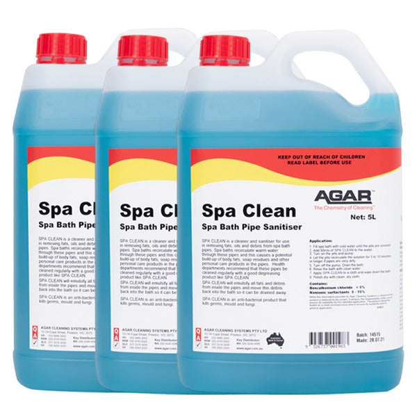 Agar Spa Clean – Powerful Bathroom & Tile Cleaner for Showers, Tubs & Spas | Removes Soap Scum, Hard Water Stains & Grime | Ideal for Home, Hotel & Spa Cleaning
