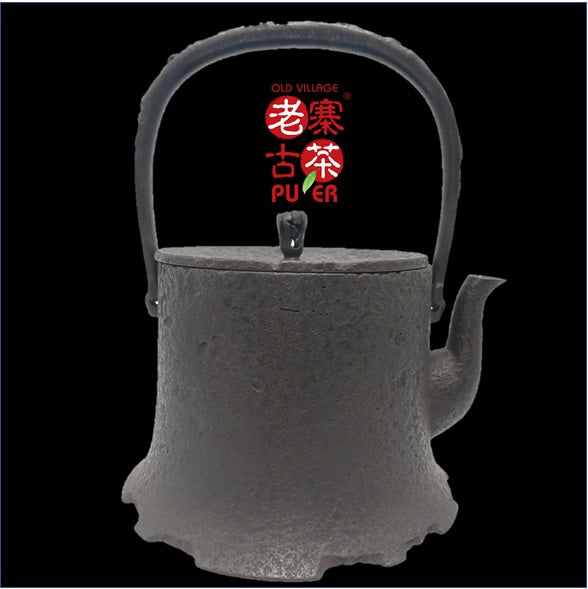 Authentic Japanese Nanbu Satetsu Tetsubin Iron Teapot - Koizumi Nizaemon 8th Generation, Sawahiro Inch Cylinder Shape with Original Box - Perfect for Traditional Tea Ceremony & Home Brewing