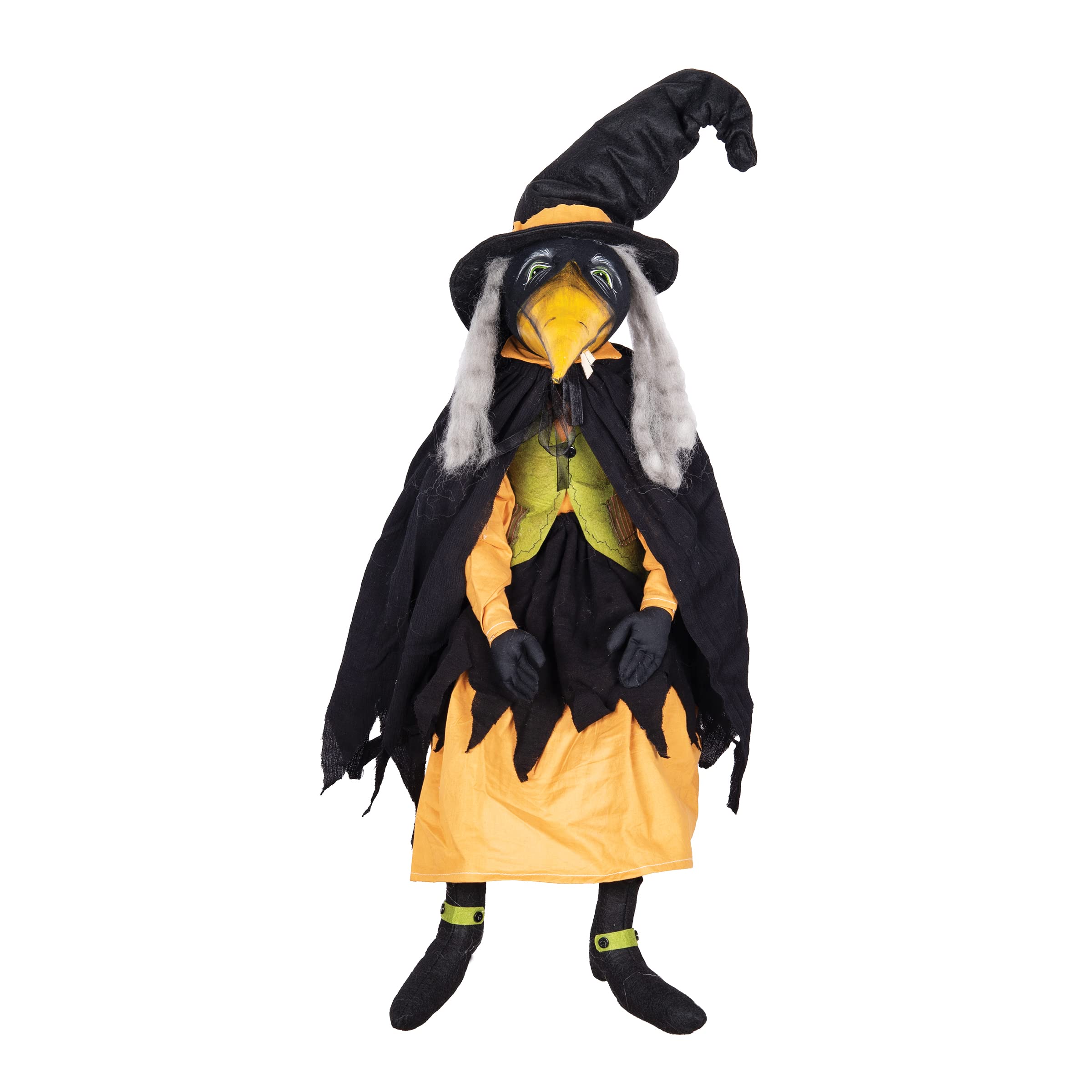 GALLERIE II Trudy Joe Spencer Halloween Decor - Spooky Scary Harvest Figurine for Living Room, Entryway & Office | Autumn Fall Decorations, End Table Display, Seasonal Home Decor