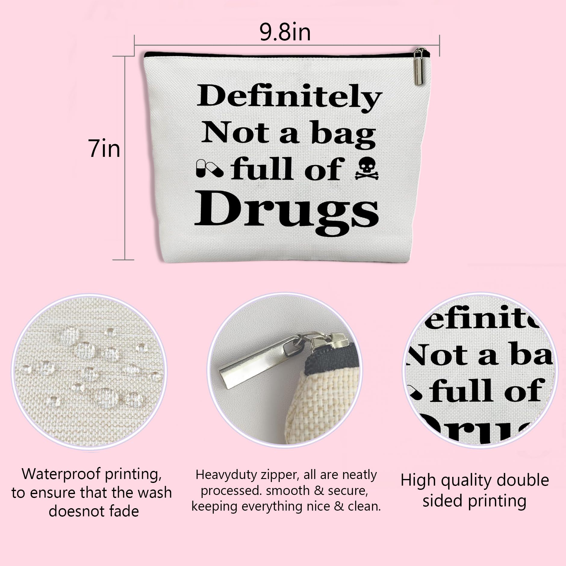 Stylish Large Capacity Makeup Bag for Women - Travel Cosmetic Organizer with Zipper, Perfect for Bridesmaid Gifts, Birthday Essentials & Toiletry Storage | Ideal for Travel, Bachelorette Parties & Daily Beauty Organization