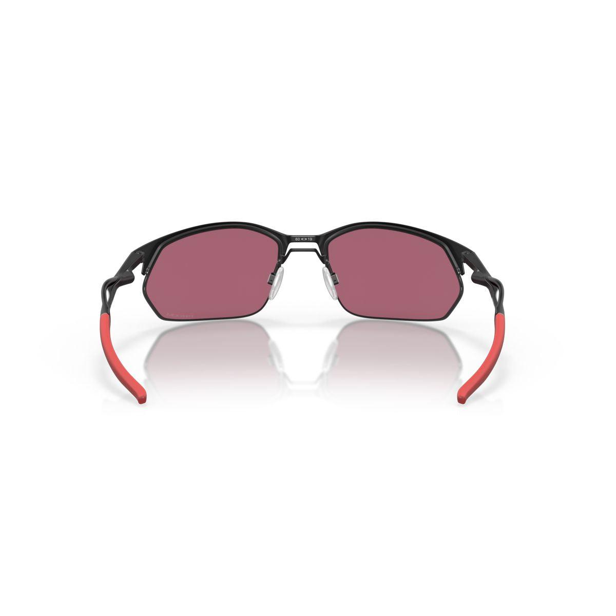 Oakley Wire Tap 2.0 Sunglasses - Satin Black Frame with Prizm Road Lenses - Model 0OO4145 414510 - Perfect for Cycling, Running & Outdoor Sports